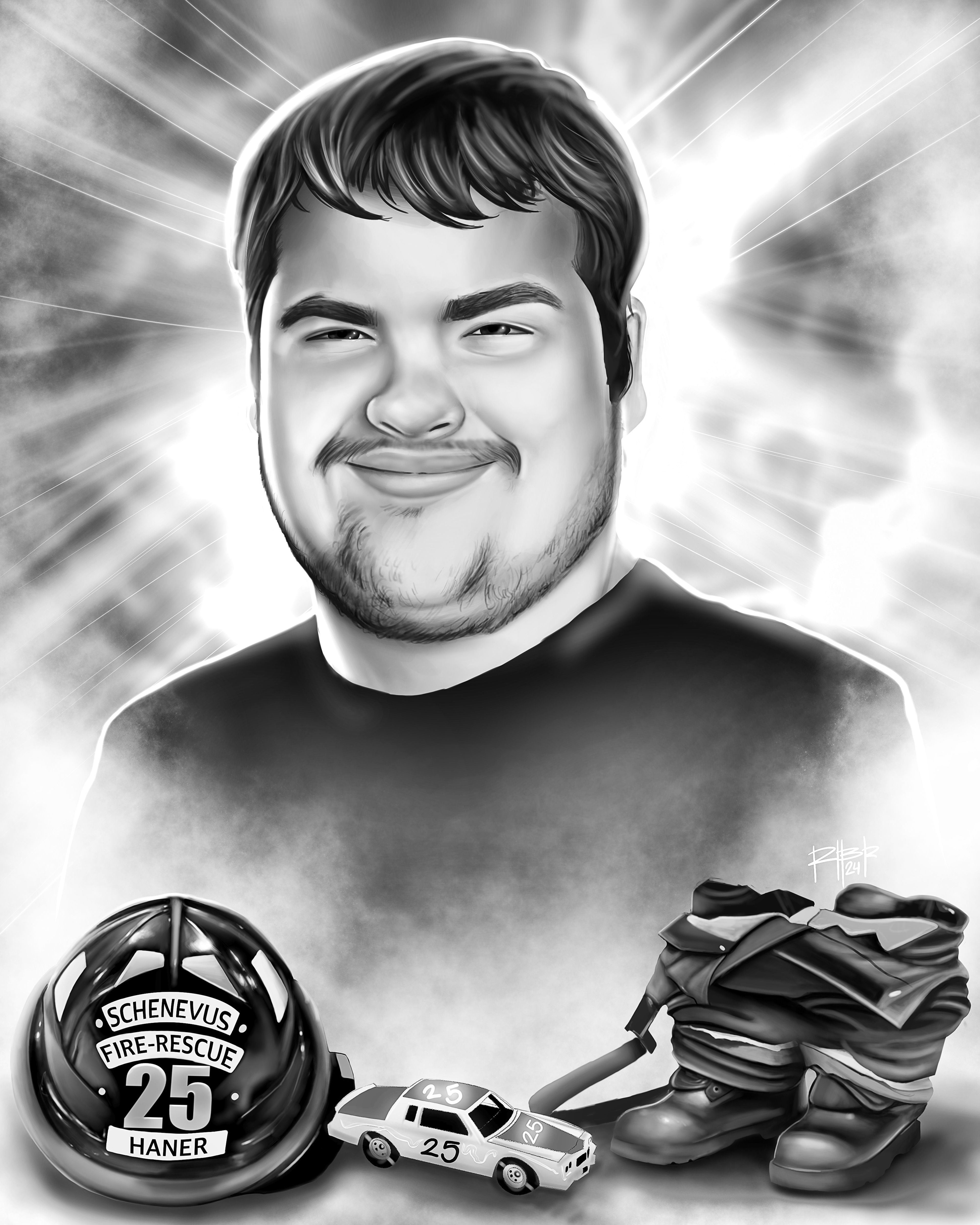 Logan - Rest In Peace Portrait