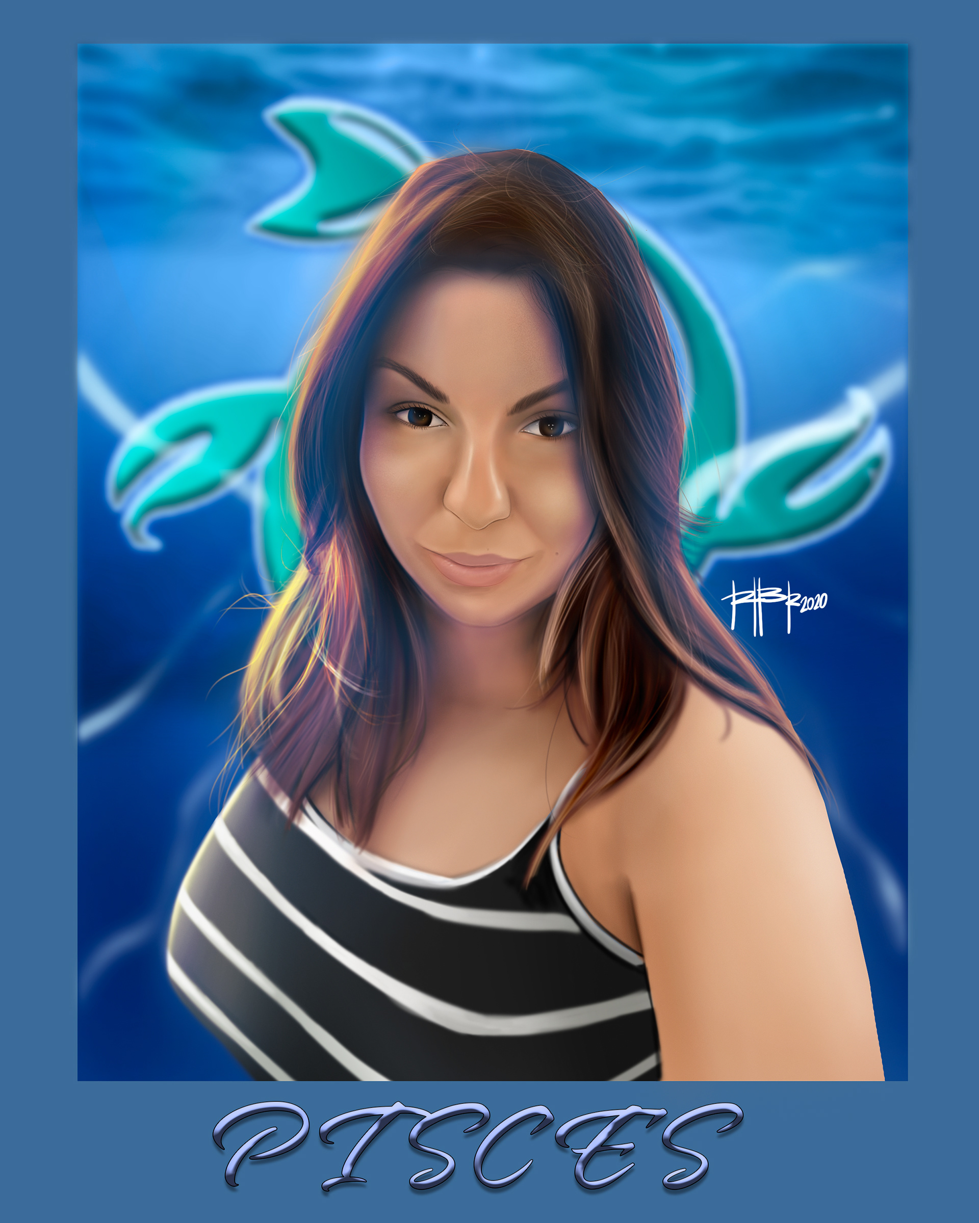 Digital Hand Drawn Custom 