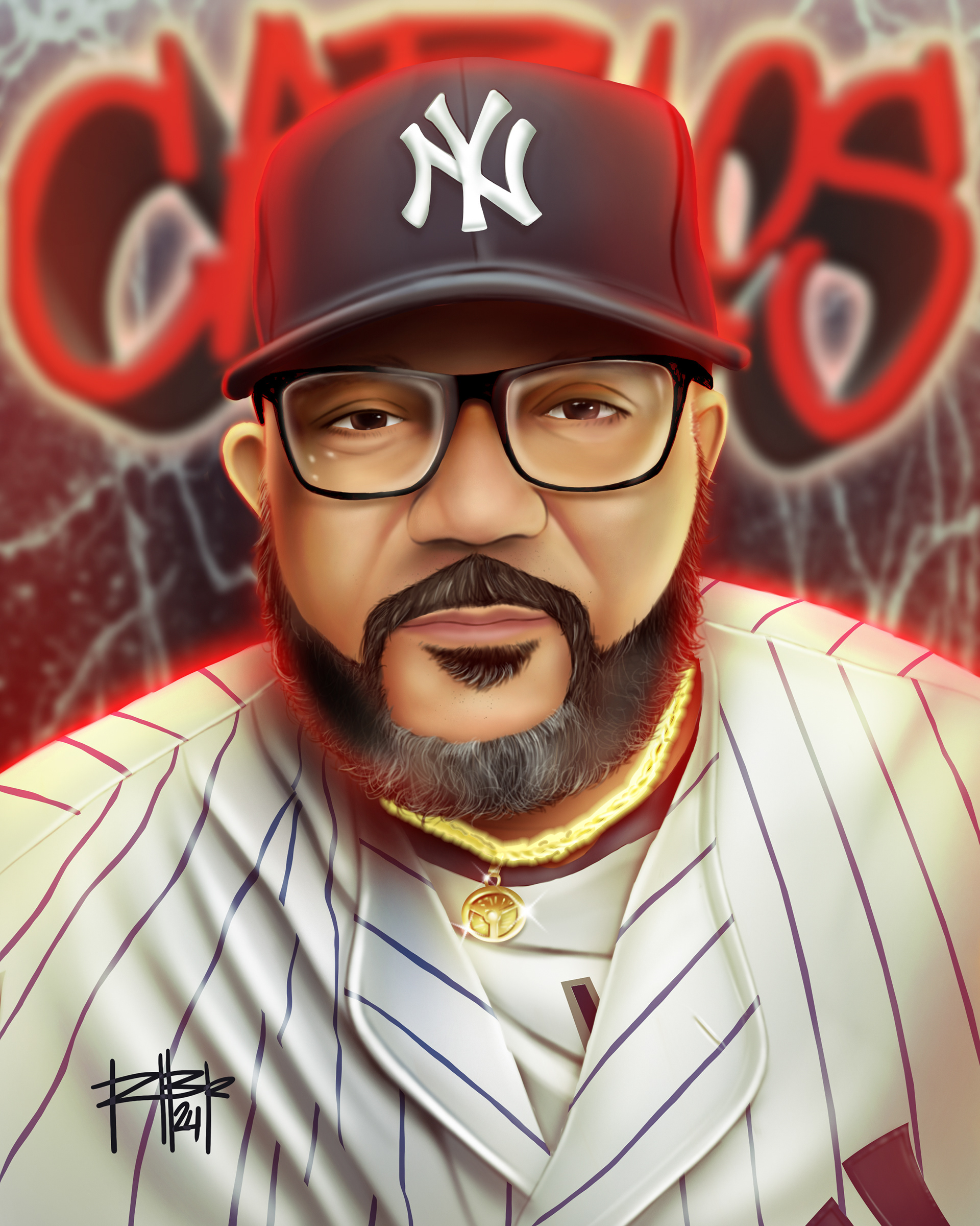 Digital Hand Drawn Portrait