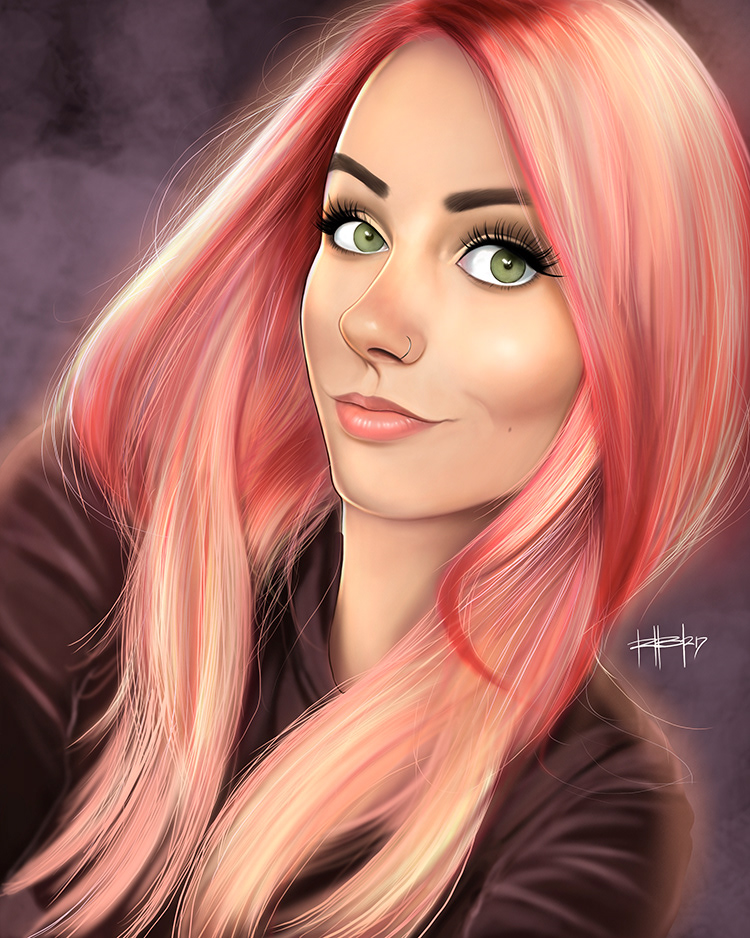 Digital Hand Drawn Custom 