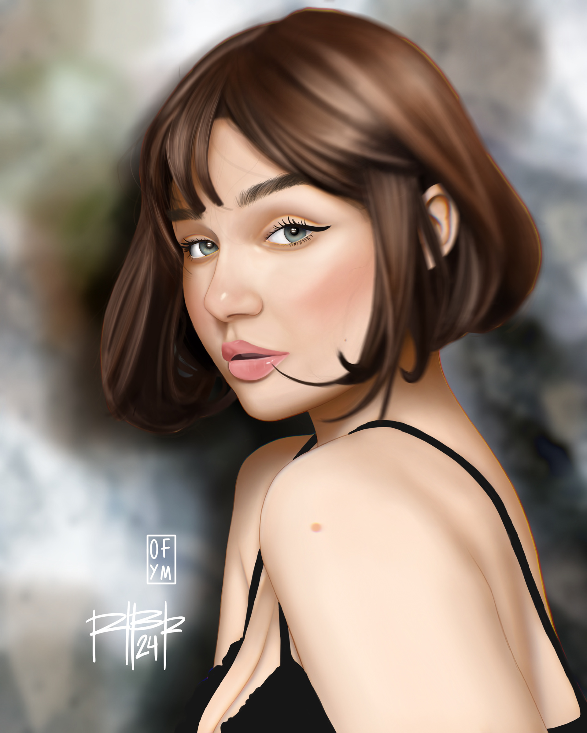 Girl - Hand Drawn Portrait