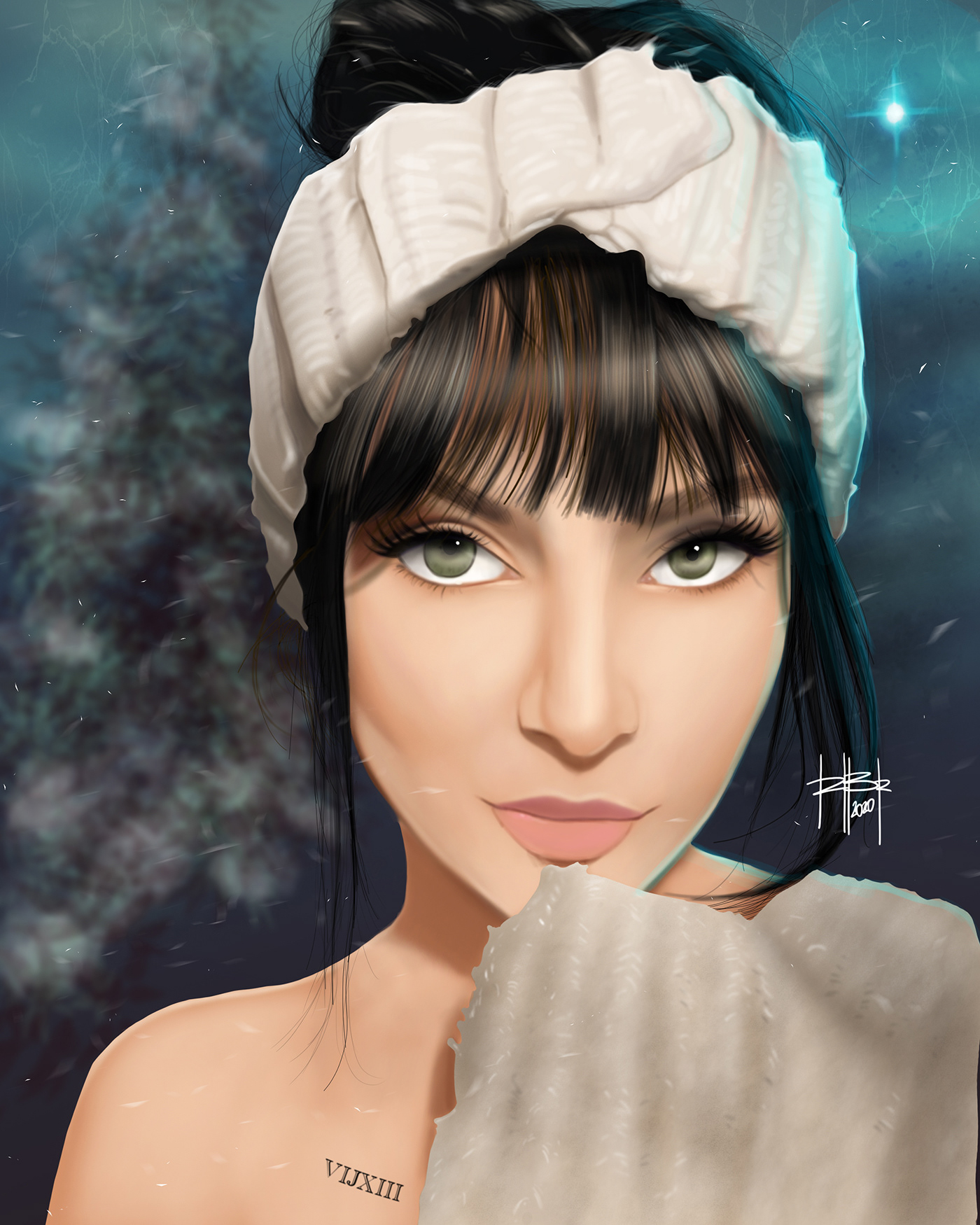 Digital Hand Drawn Custom 