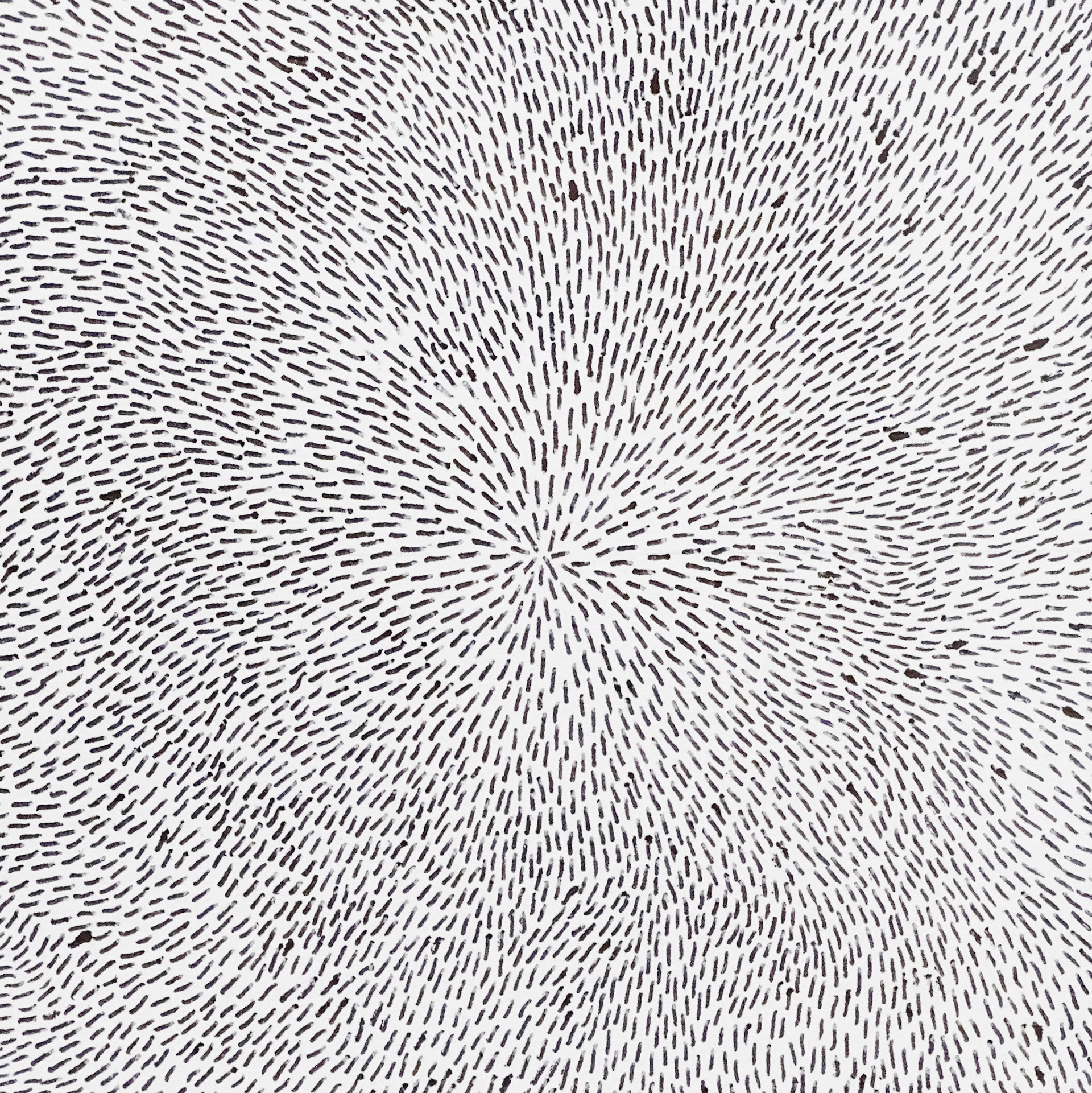 Repousse II (détail), 90 x 90 cm, stylo bille sur papier © Alexia Atmouni