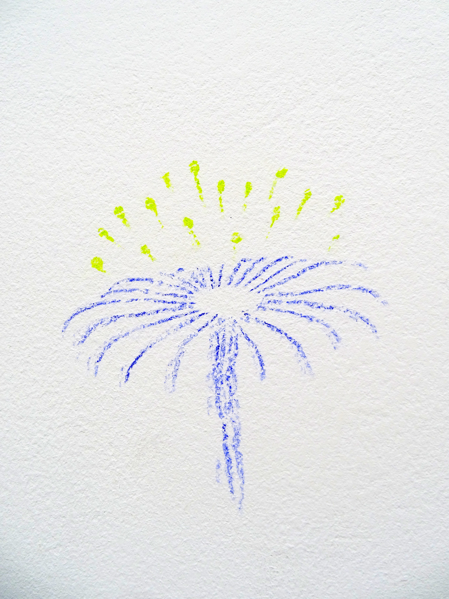 Alexia Atmouni, Faire parler la poudre (dessin mural participatif et évolutif), 2022 Crayon, pastel, papier, dimensions aléatoires. Exposition Recto/Verso, Atelier Bletterie, La Rochelle © Alexia Atmouni