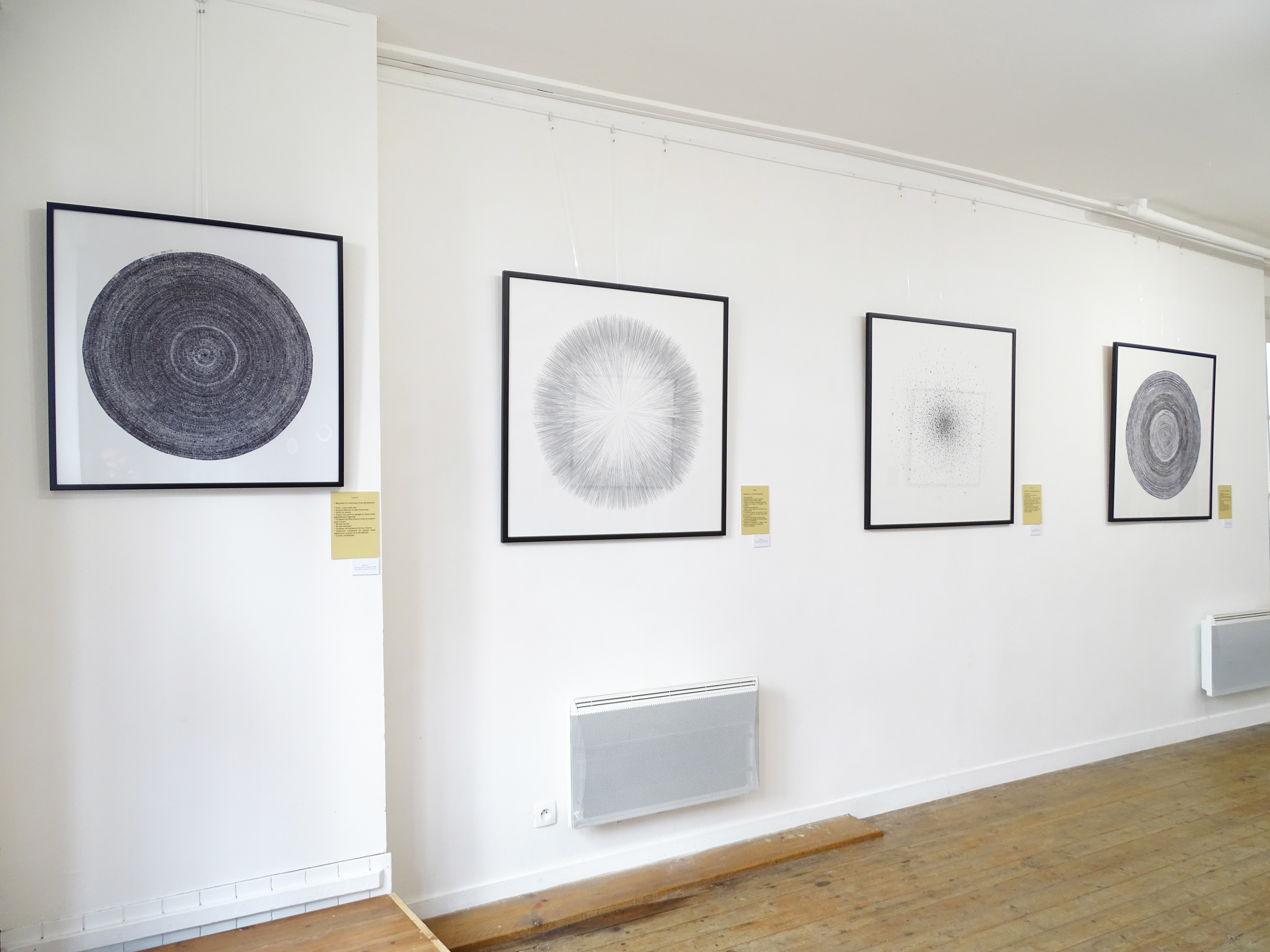 Vue de l’exposition Upekkha, Atelier Bletterie, La Rochelle, 2019 © Alexia Atmouni