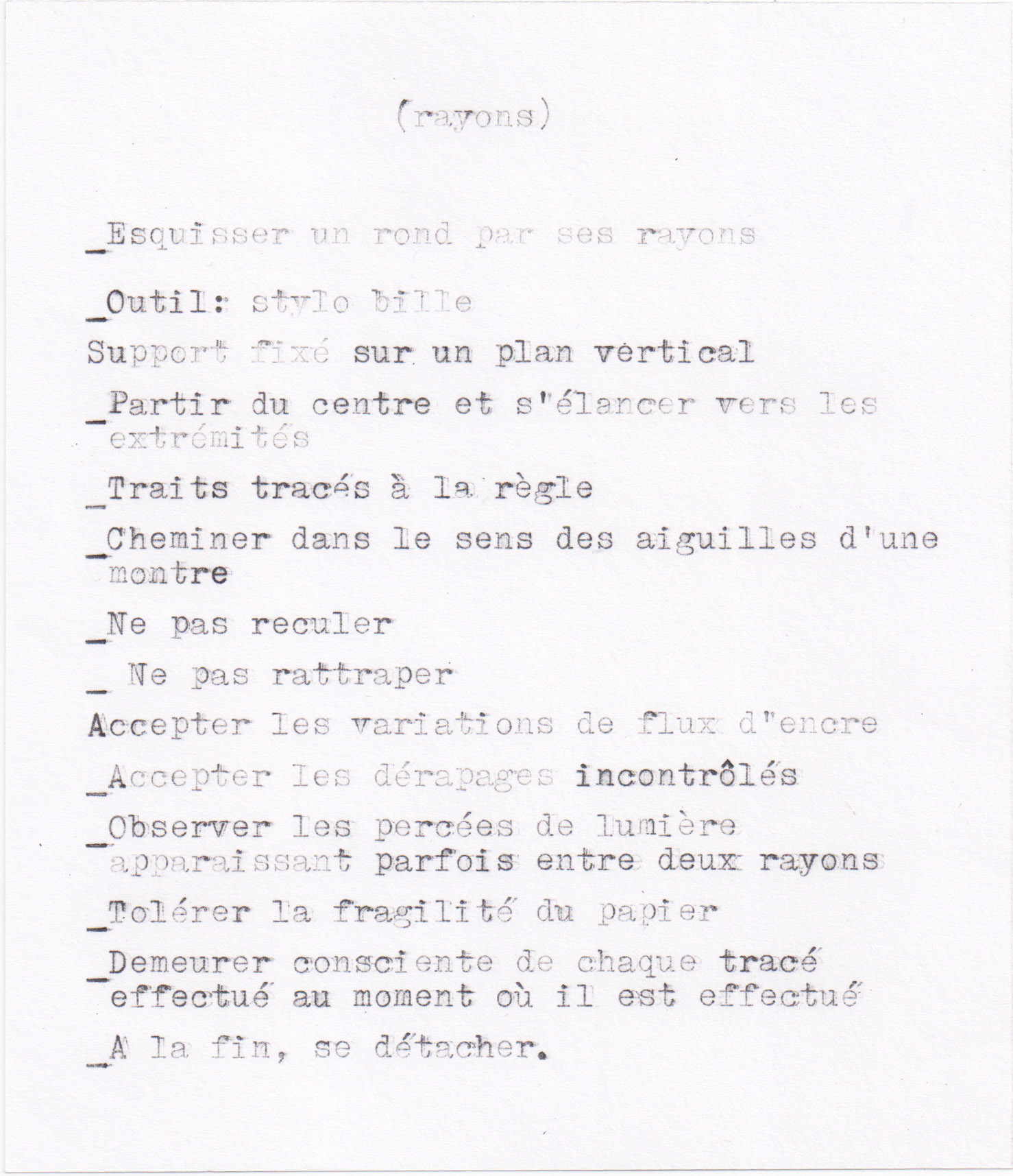 Protocole de "Rondes" © Alexia Atmouni