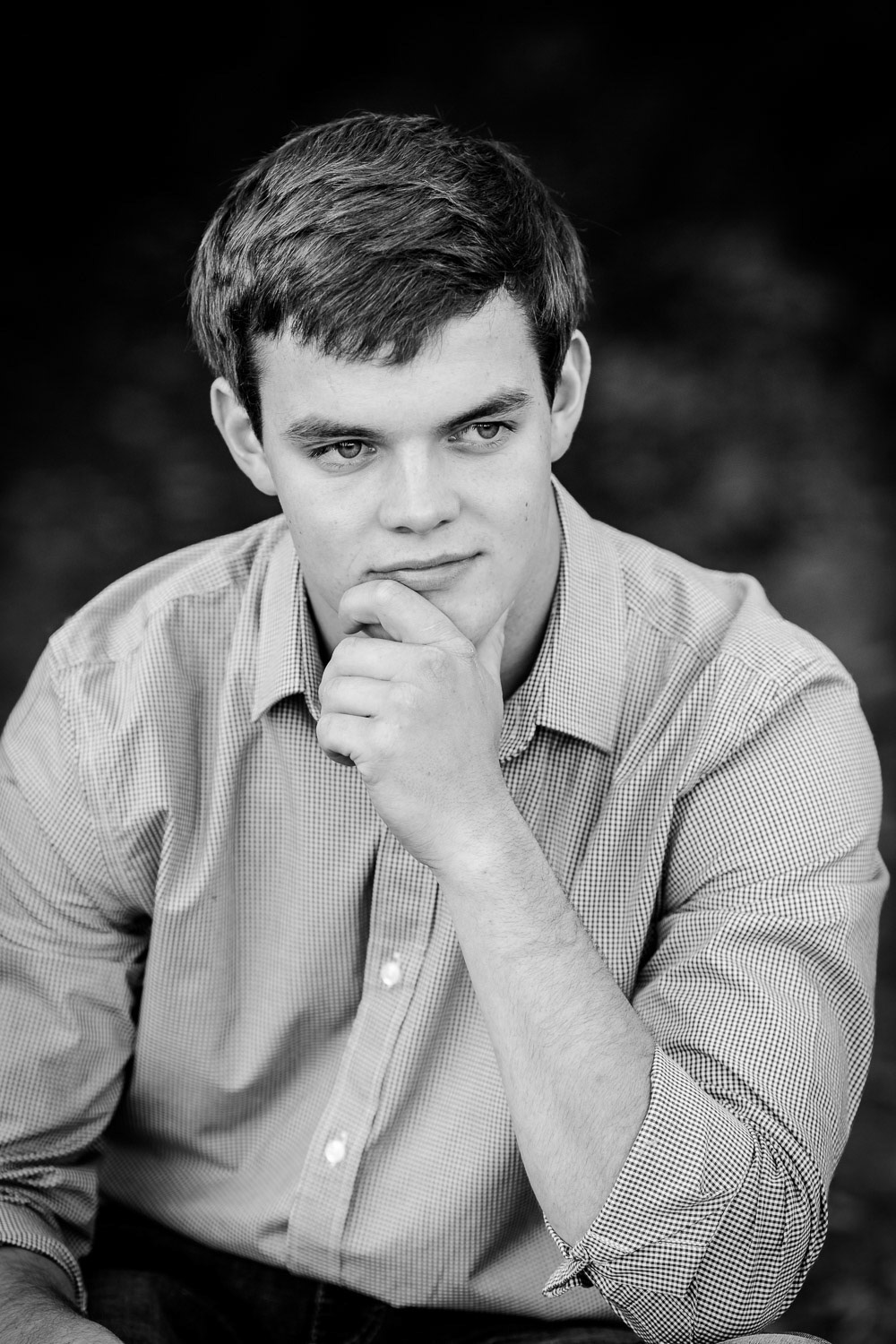 Senior Boy Photo Session in Manhattan, Kansas captured on 16 October 2018 by Amy Meng Photography