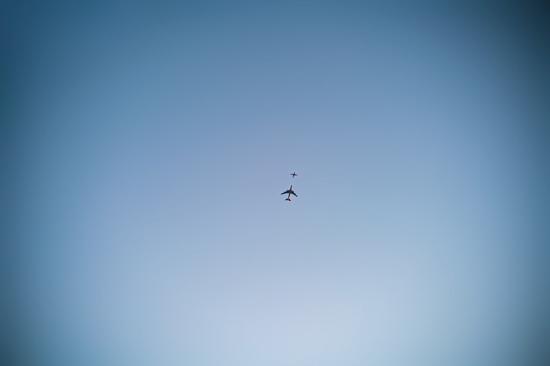 Cat and Mouse in the Air