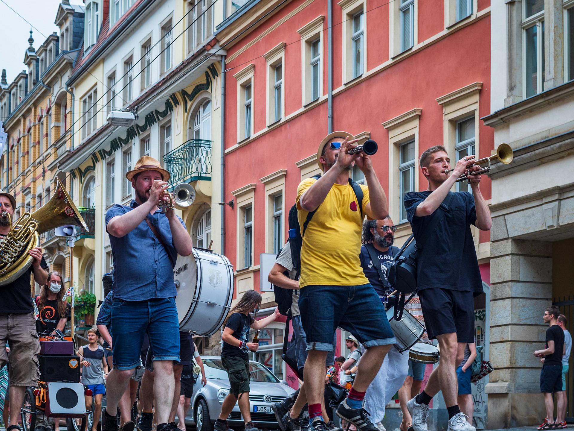 Demonstration in Dresden 2021-06-28