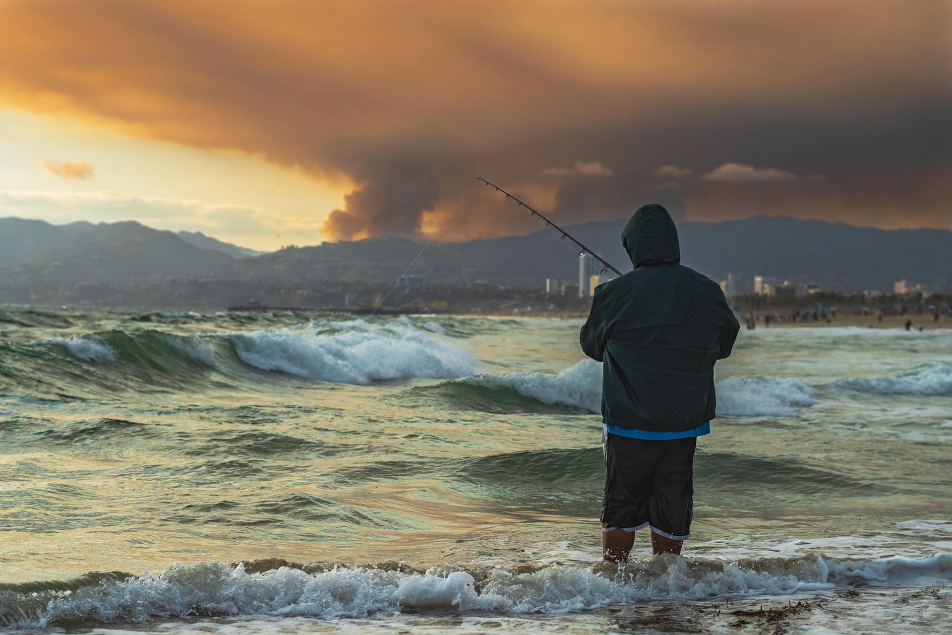 Malibu Fire Fishing Meditation 2021-05-15