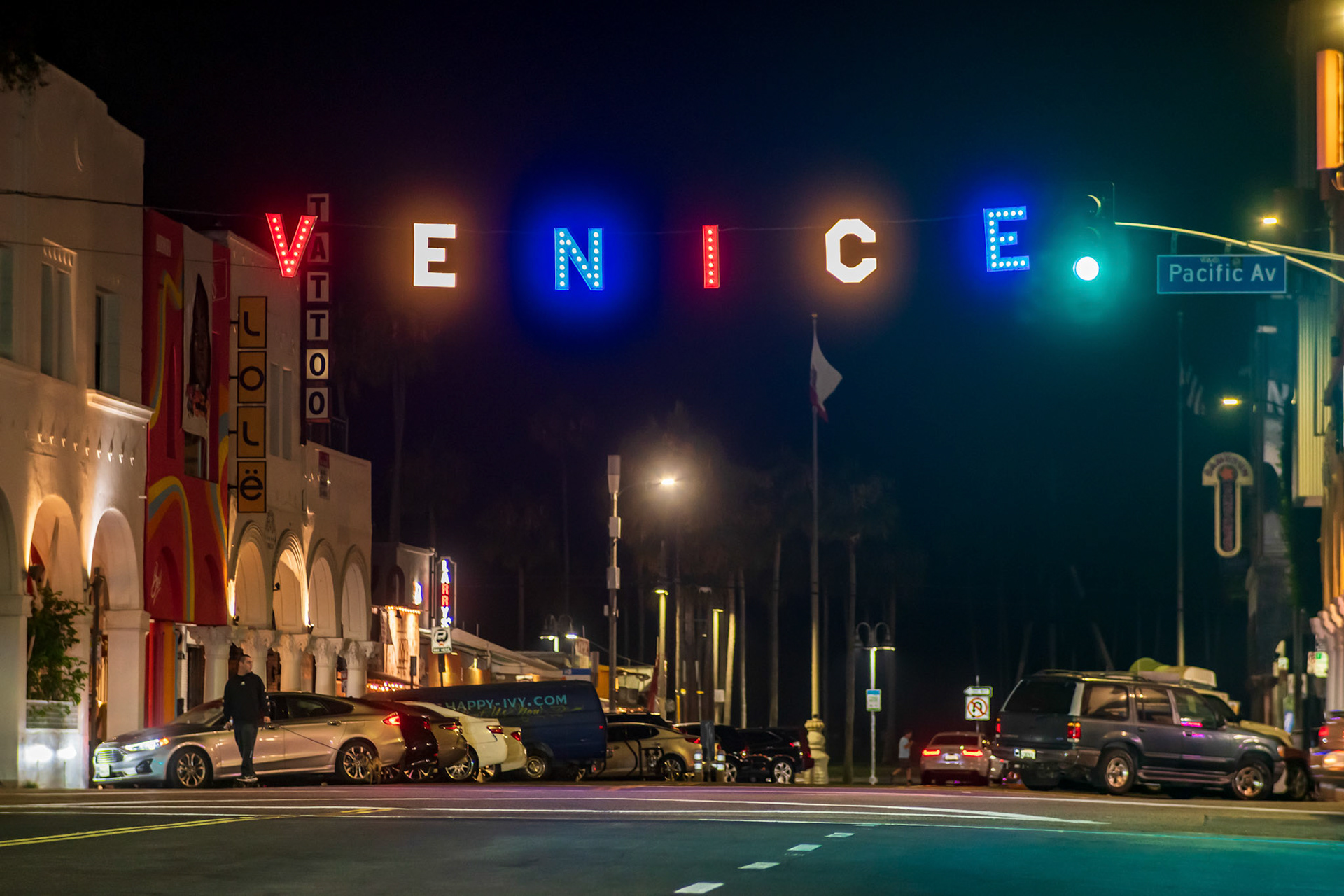 4th of July Venice Sign Windward Circle