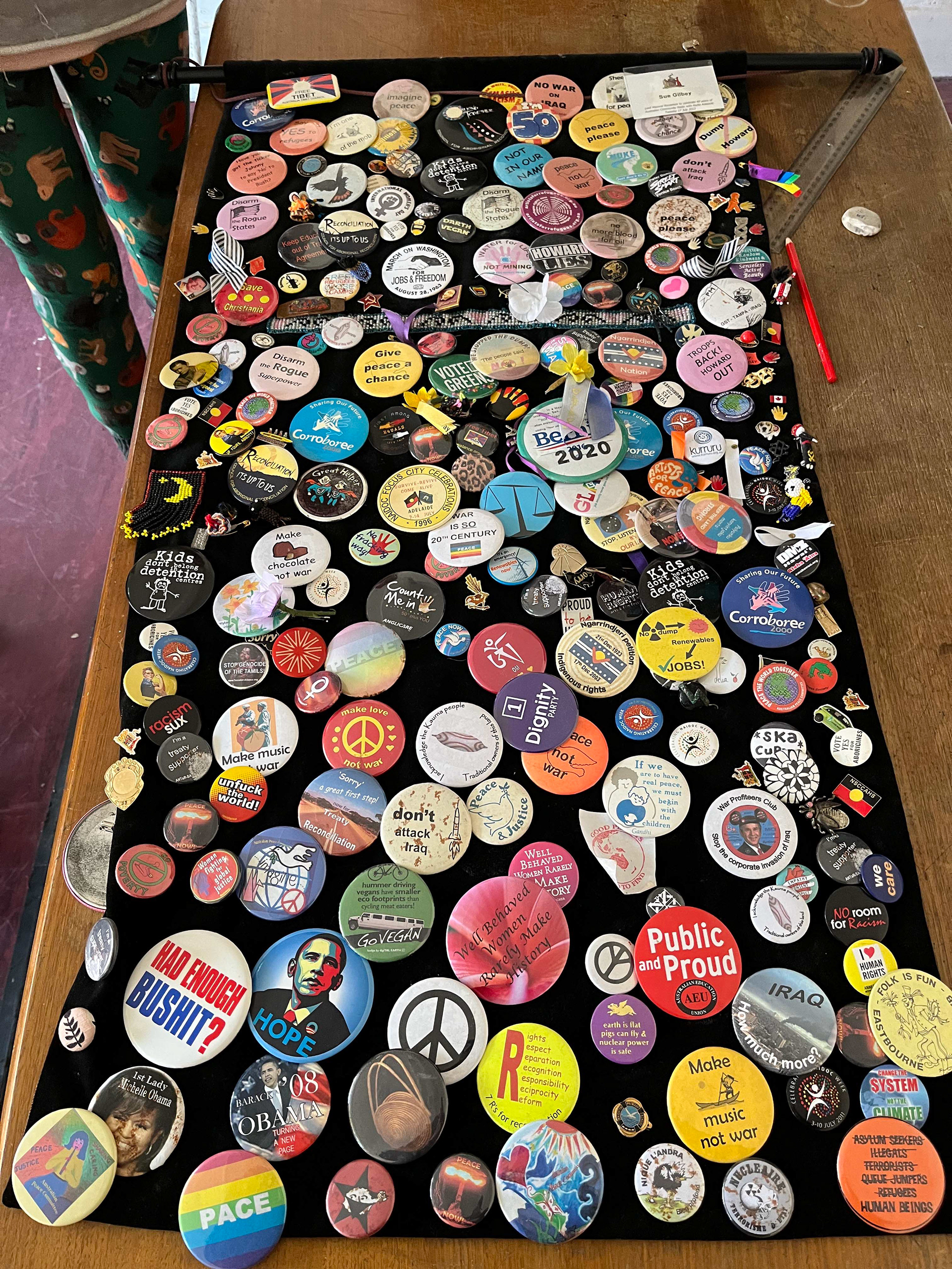 Badge Collection of Sue Gilbey