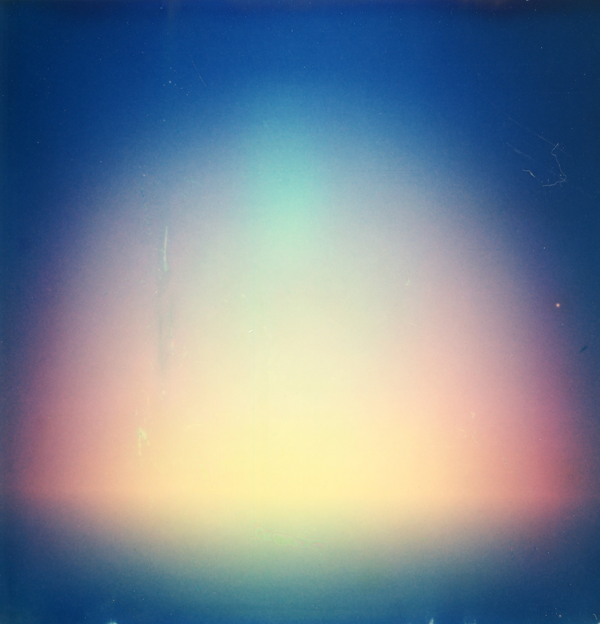 Fever Dream. 2024, enlarged polaroid, 24" by 24".
