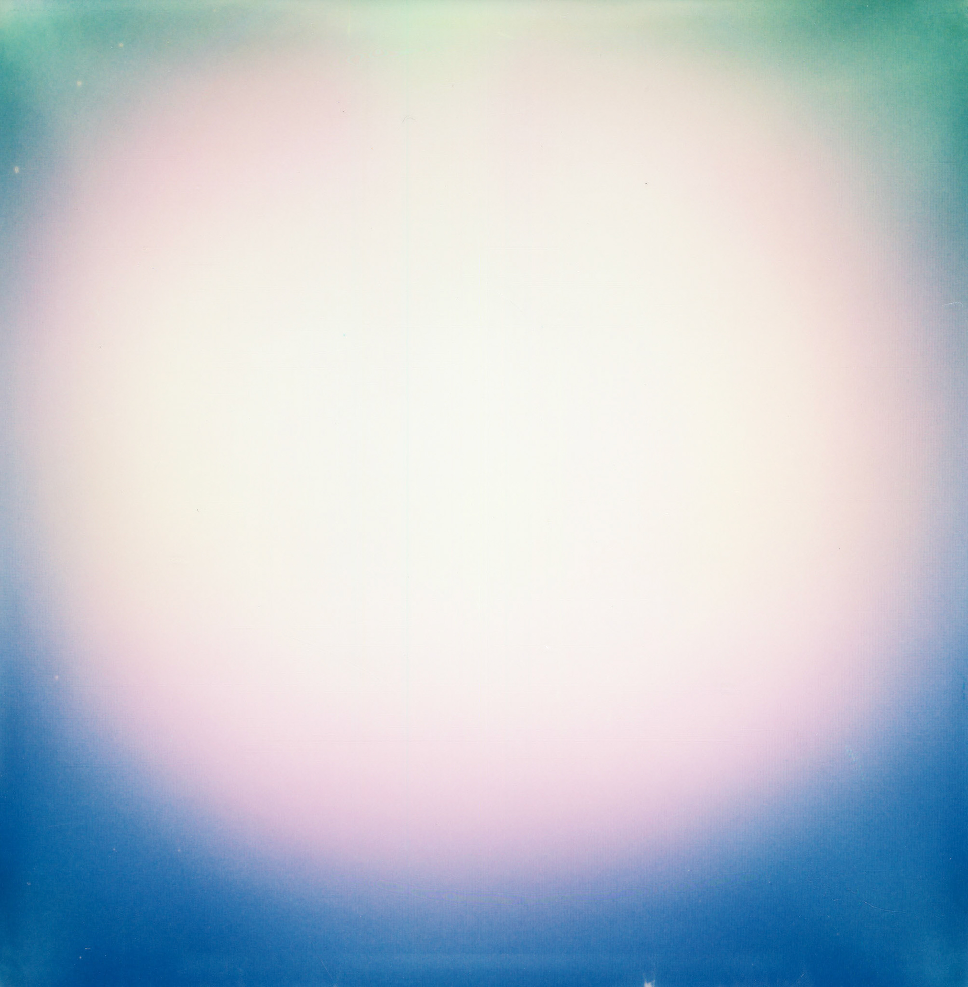 Afternoon. 2023, enlarged polaroid, 24" by 24".