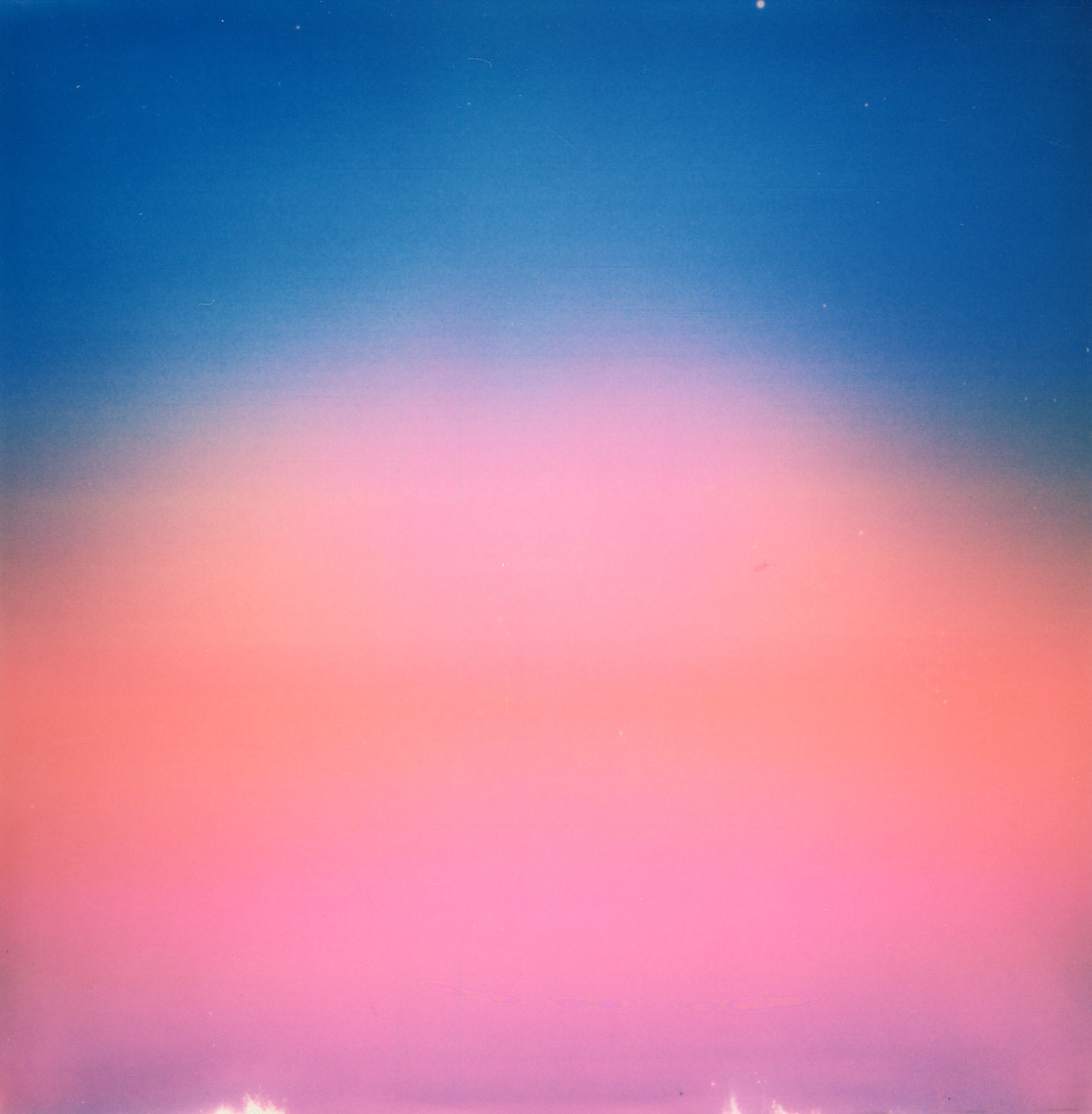 Electric Ice Cream. 2022, enlarged polaroid, 24" by 24".