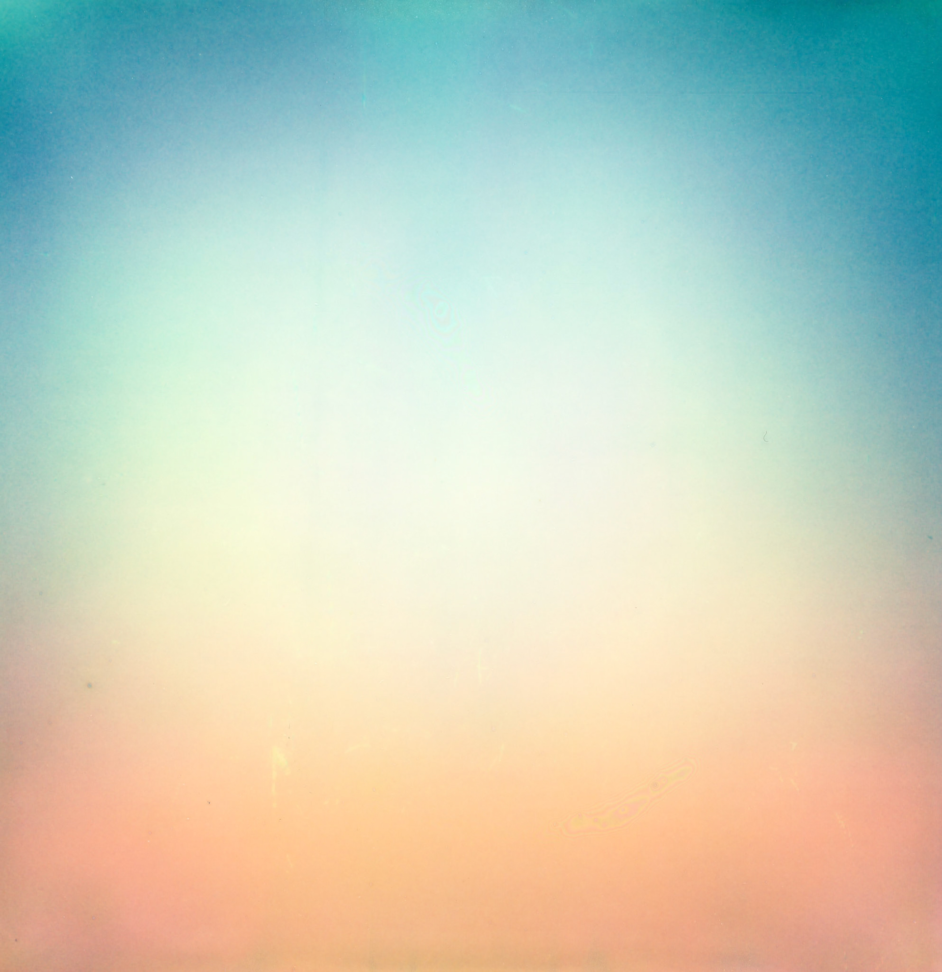 Twilight After Rain, I-95 Northbound. 2024, enlarged polaroid, 24" by 24".
