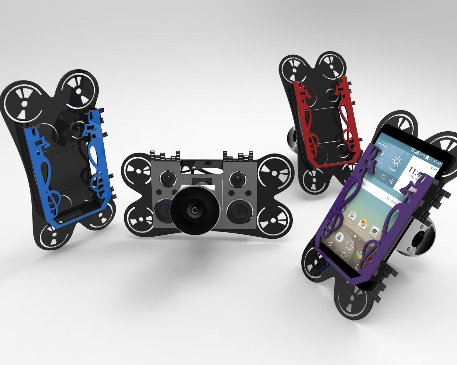 Stereo Bike Phone Mount - 2018