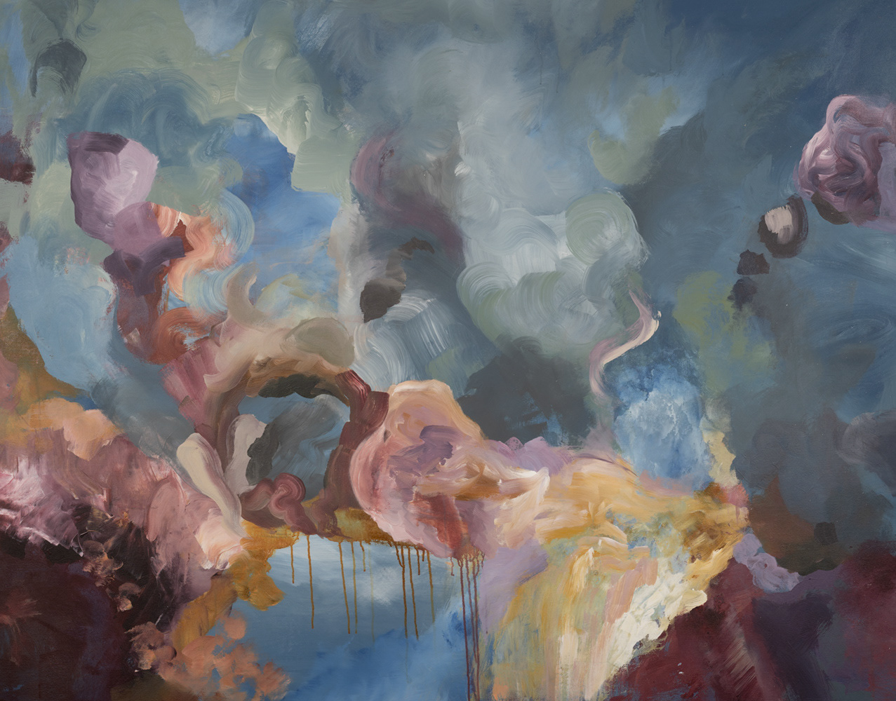 SOLD  -  "Deep Time  3"   -    50 x 64 