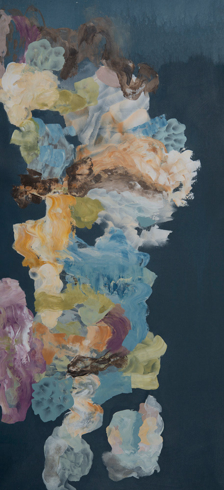 "Falling Together  3"  -   64 x 28