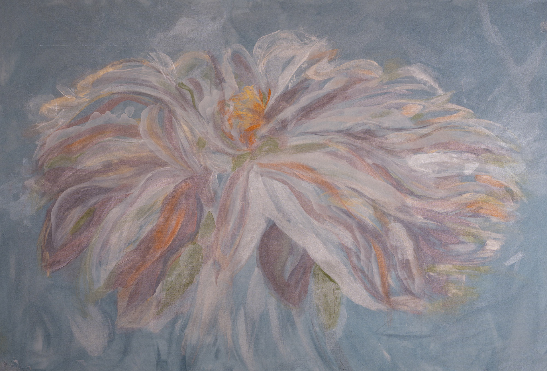 "Gilded Petals  1" -   42 x 64