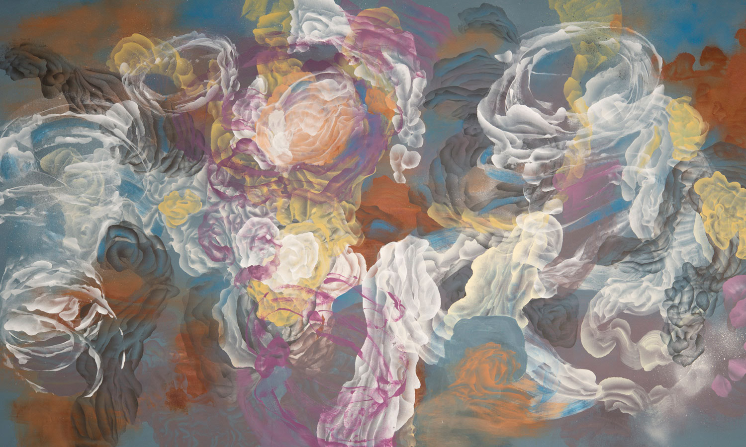 "Falling Together  5"   -   54 x 90