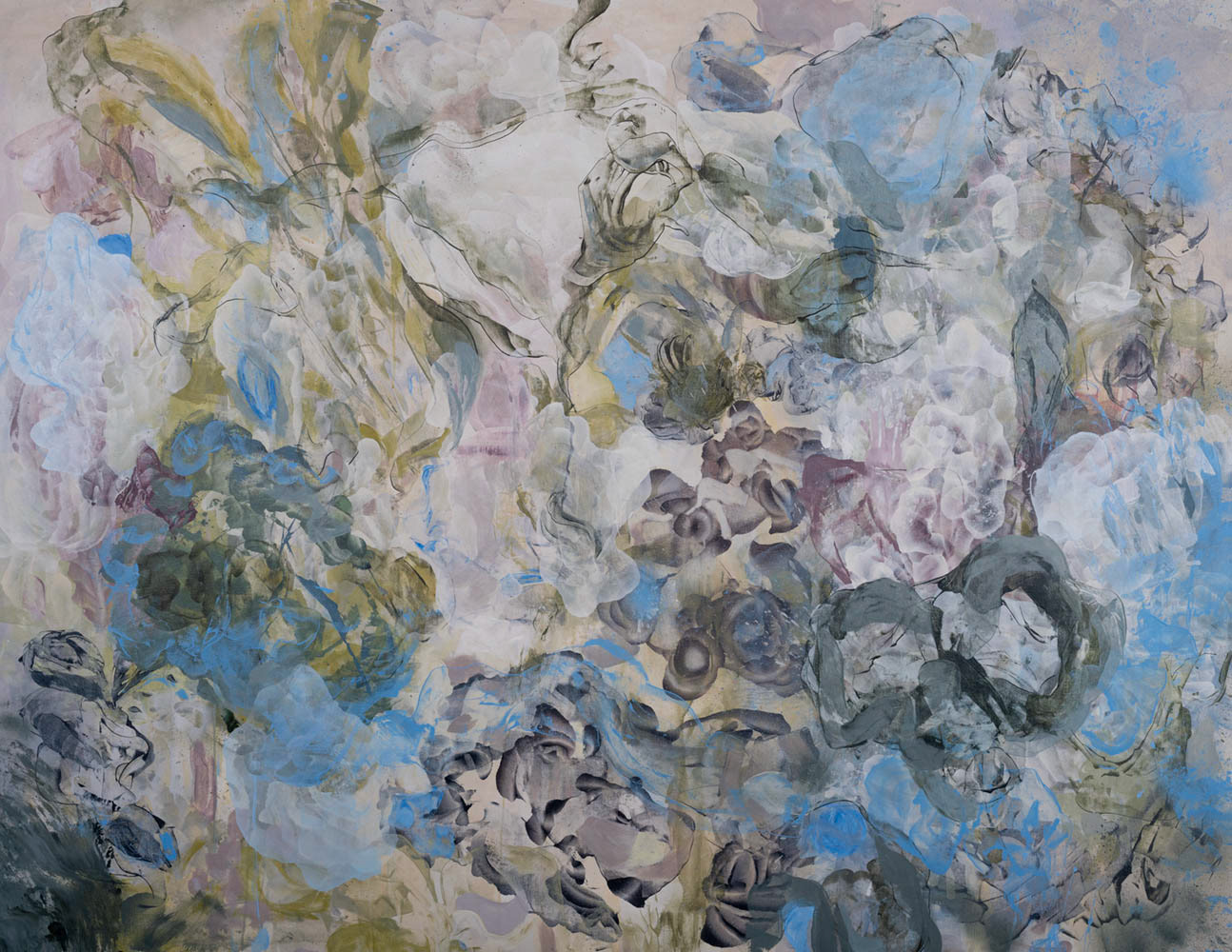 "Rhapsody in Green"  -    54 x 68