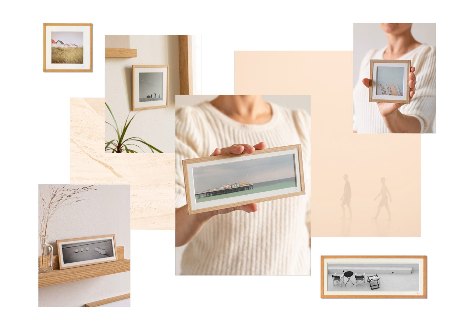 vente petites photo encadrées à la main 