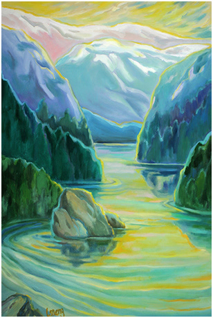 ioco inlet 24 X 36 PC- salt spring