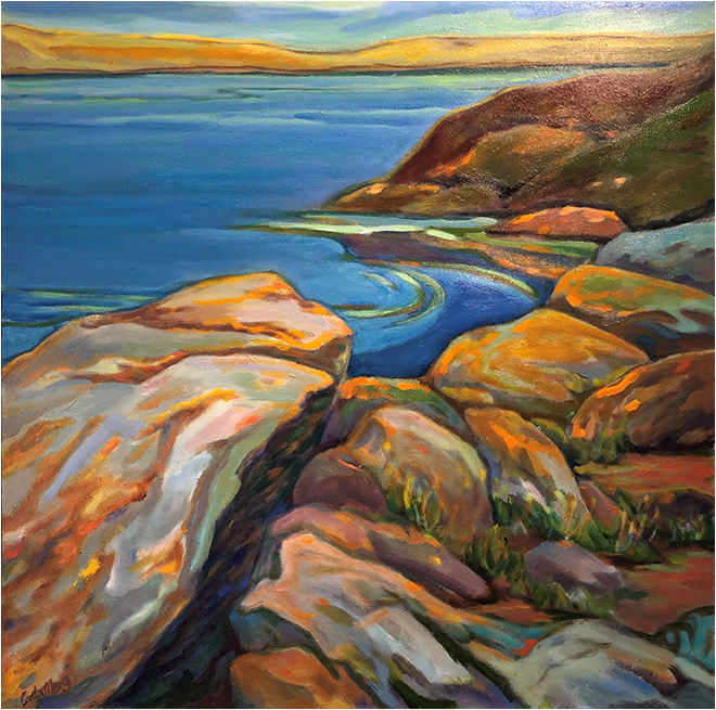 coastal rocks 30 X 30