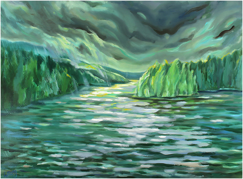 sunny break- 30 X 40 inches - PC- new westminster