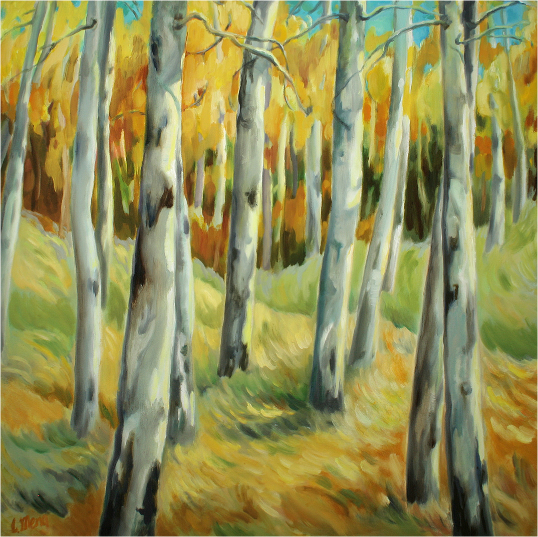 whispering trees 36 X 36 PC- vancouver