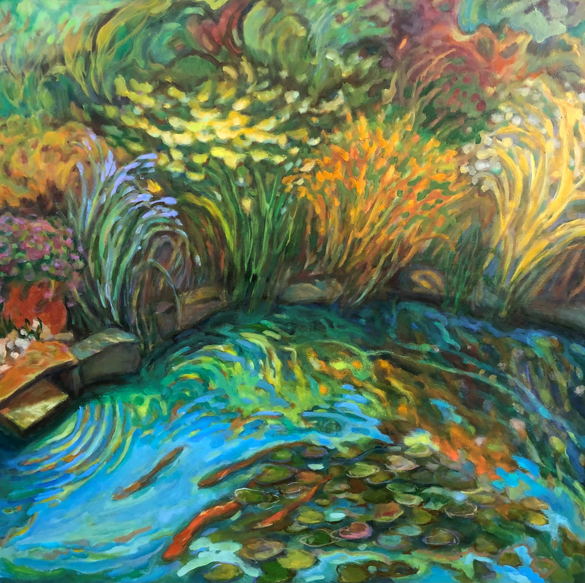 claude's garden 36 X 36 PC- delta bc