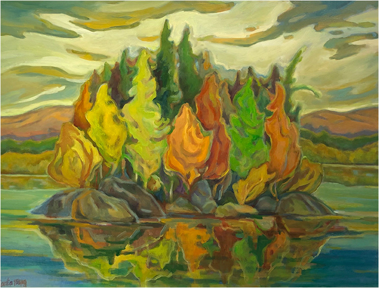 muskoka fall 24 X 36 PC- seattle usa