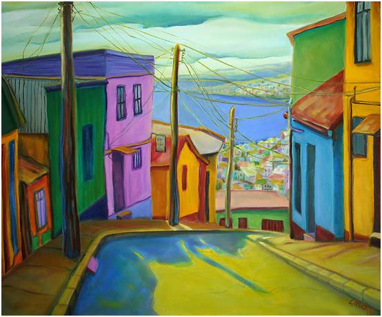 valparaiso hills - 30 X 36 PC- new westminster