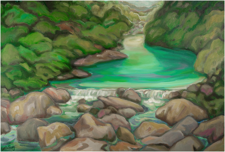 flowing creek 24 X 36 PC-new westminster