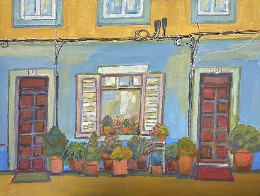 Curbside Garden  8.5 X 11.5