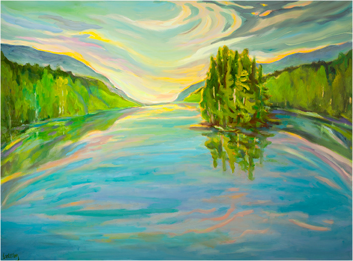 holberg inlet 24 X 36 PC- tsawwassen