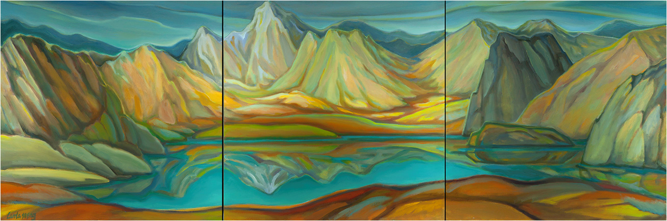 north triptych 24 X 72 PC- new westminster