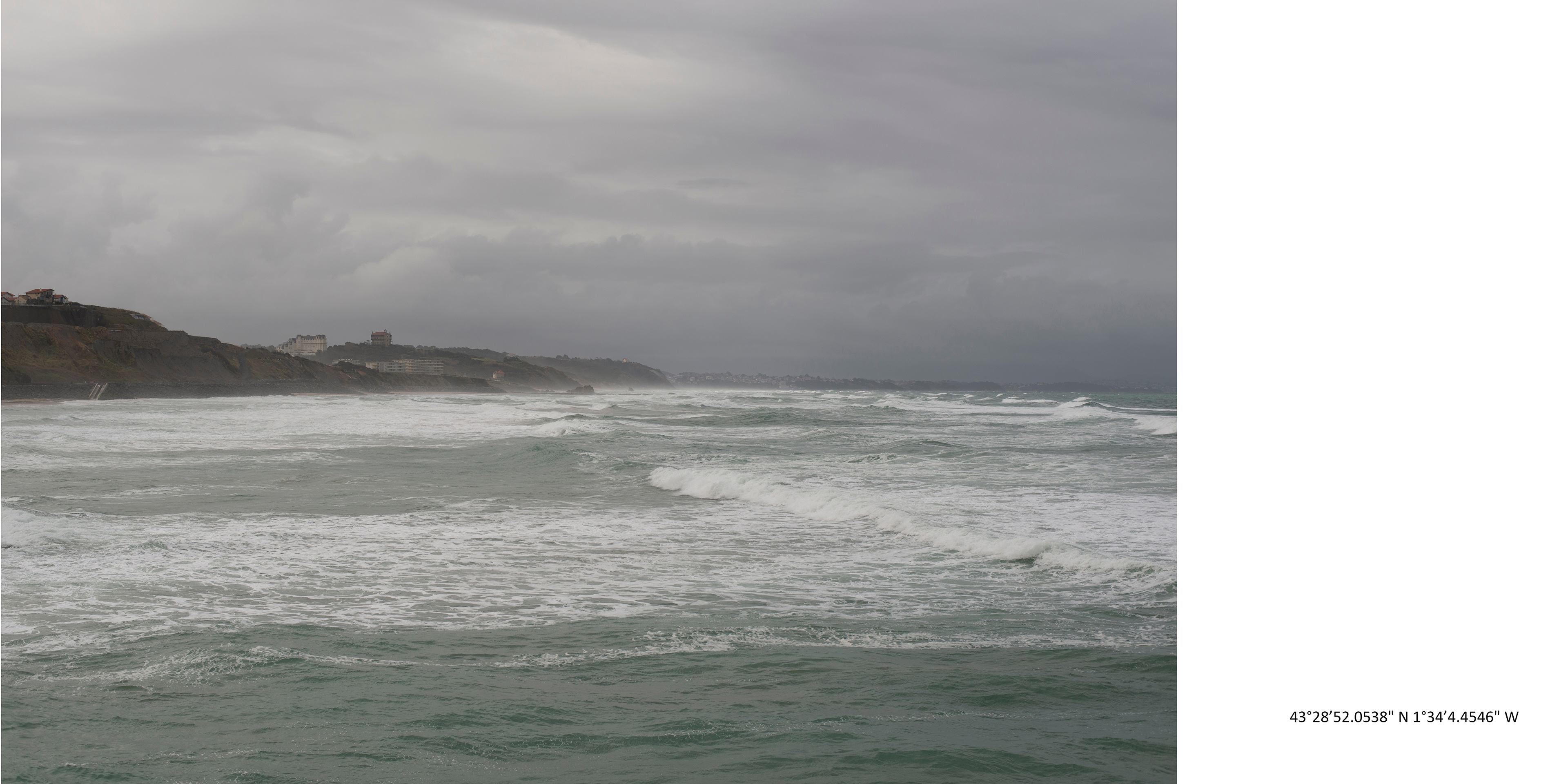 Lieu de prise de vues : Biarritz - Date : 02/04/2023 - Note : le temps est à la pluie, vent fort.