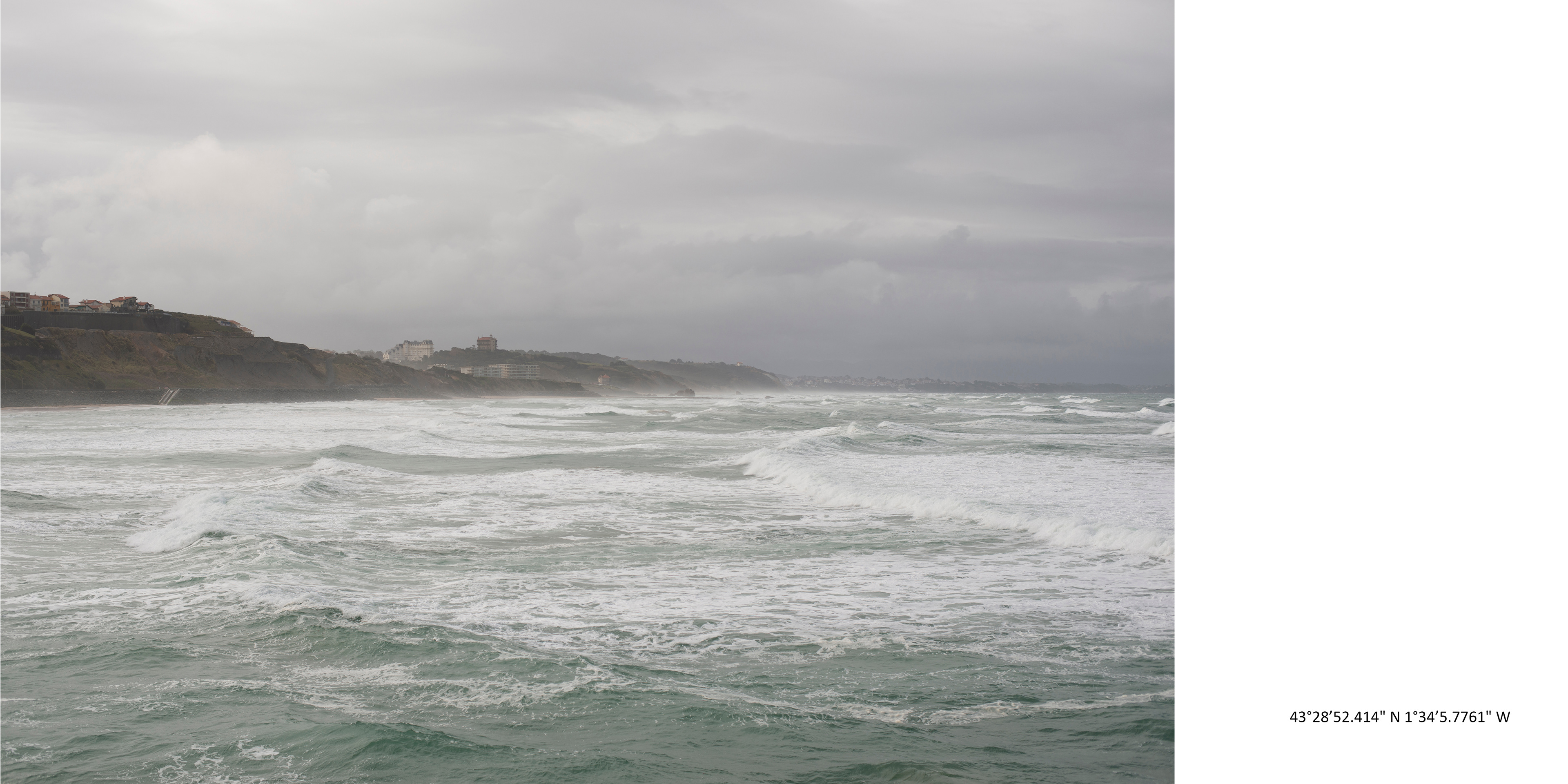 Lieu de prise de vues : Biarritz - Date : 02/04/2023 - Note : le temps est à la pluie, vent fort.
