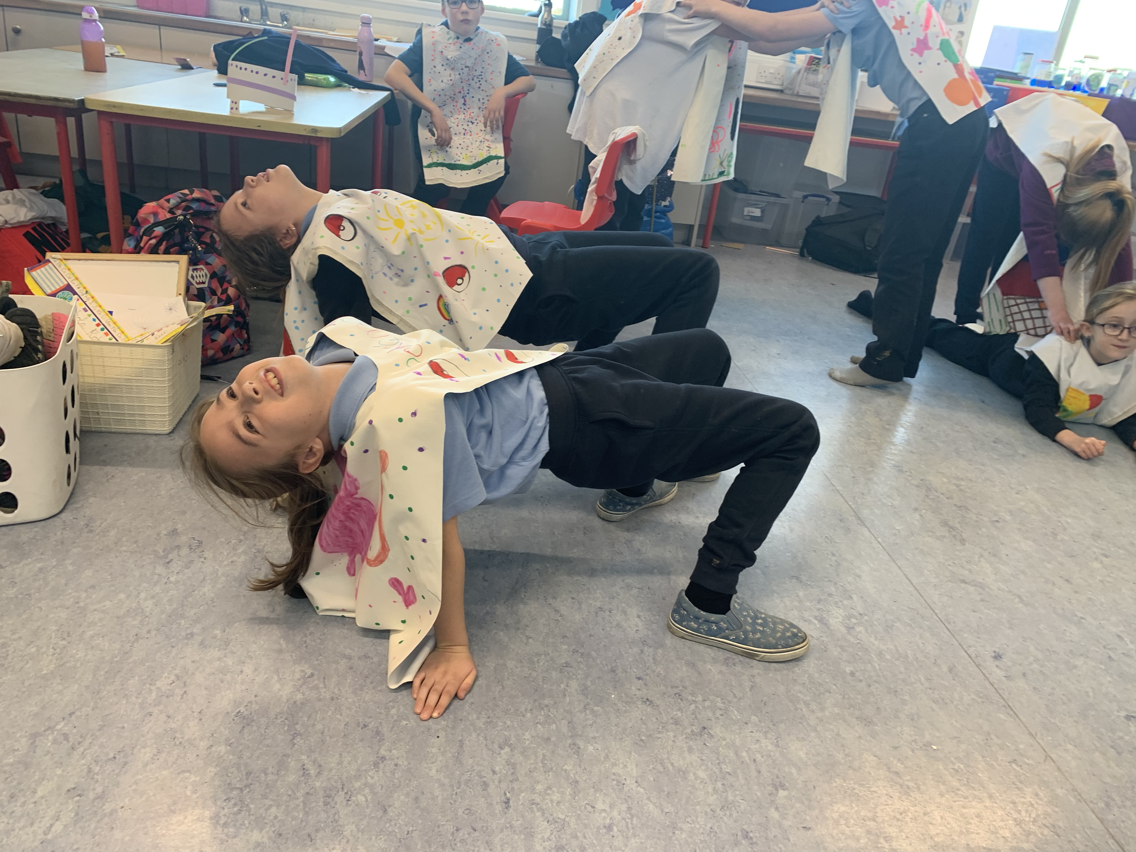 Creating forms with our bodies in Rathoe NS