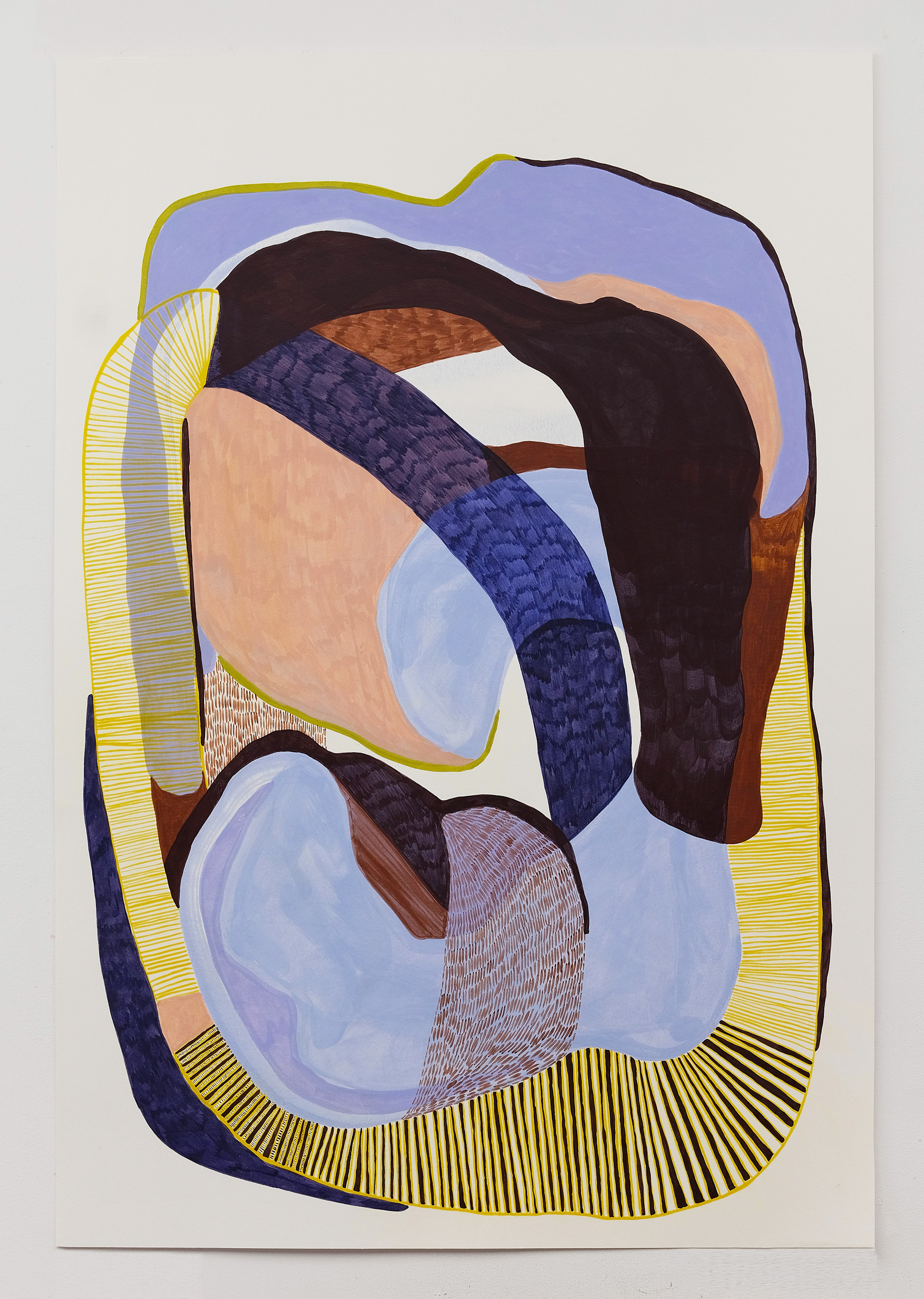 311224 Egg tempera on paper, 2026, 66 cm (w) x 94.5 cm (h) 211024 Egg