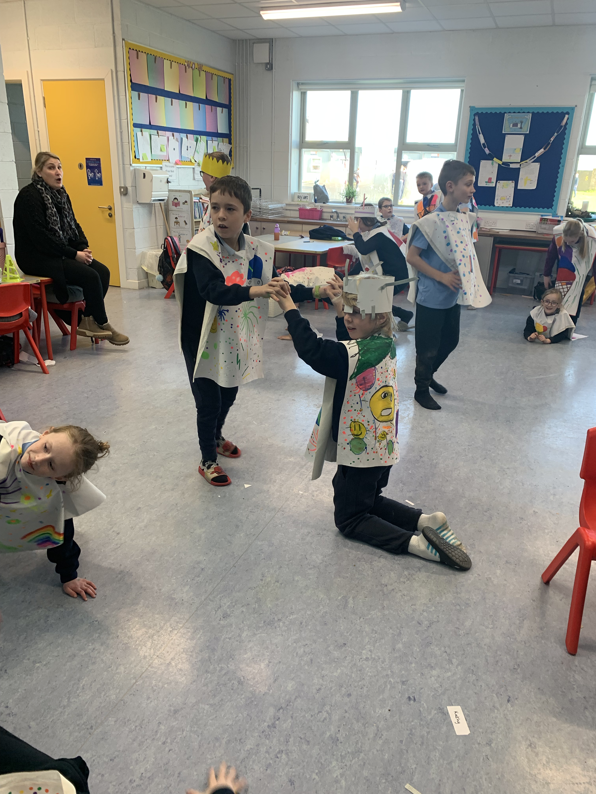 Creating forms with our bodies