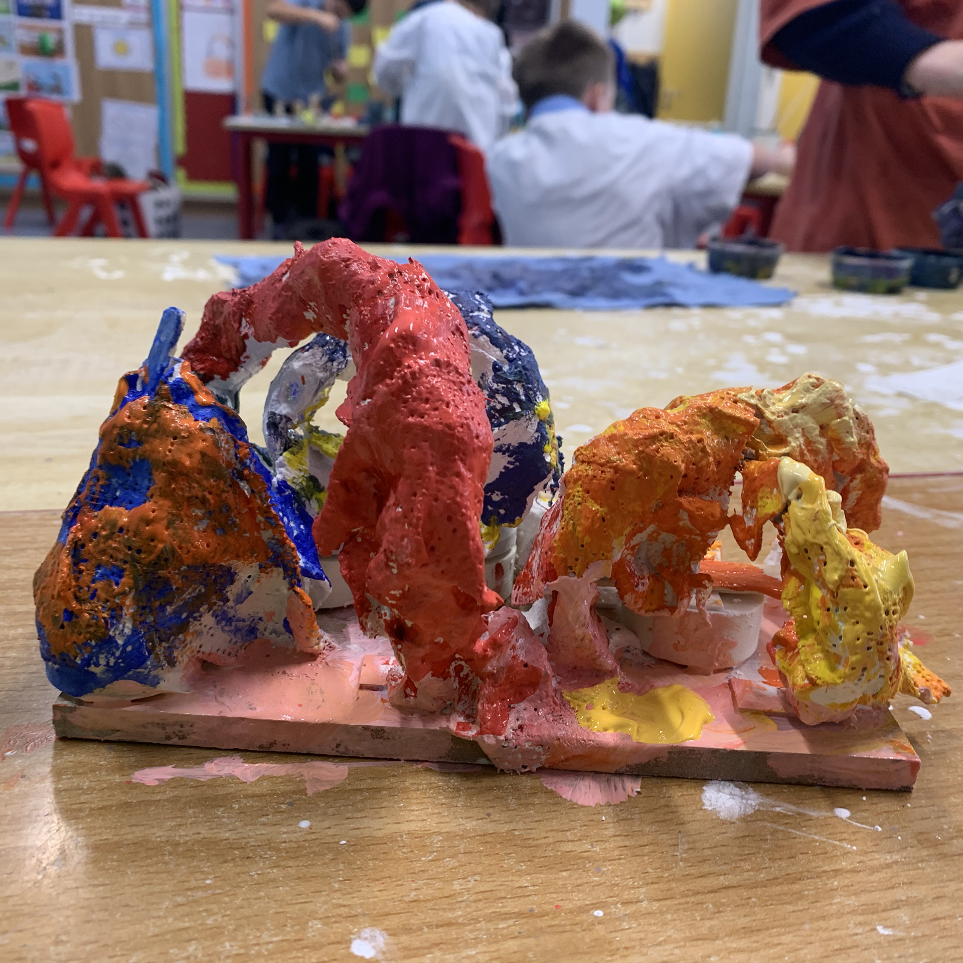 Plaster bandage maquette