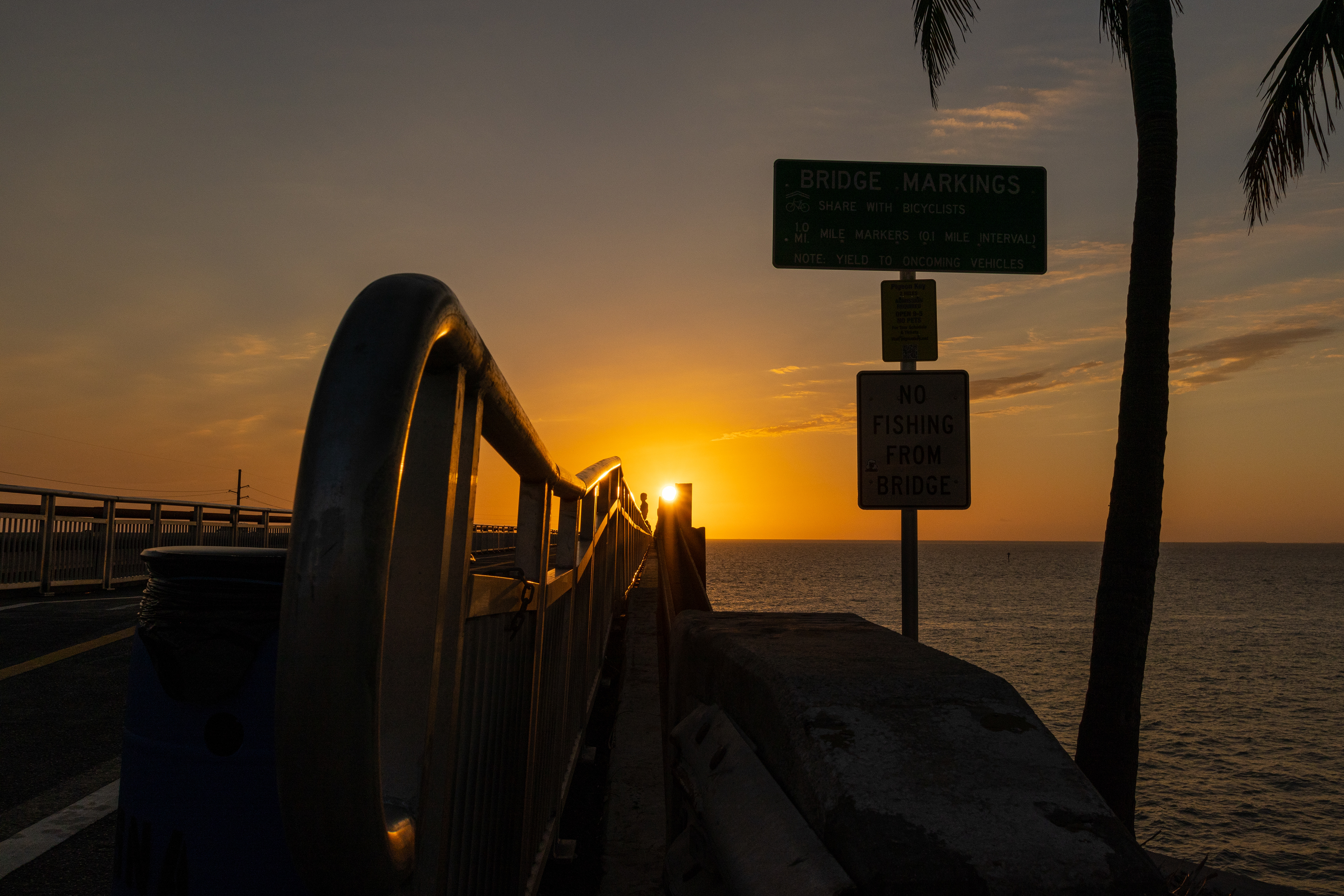 Sunset through the Bridge