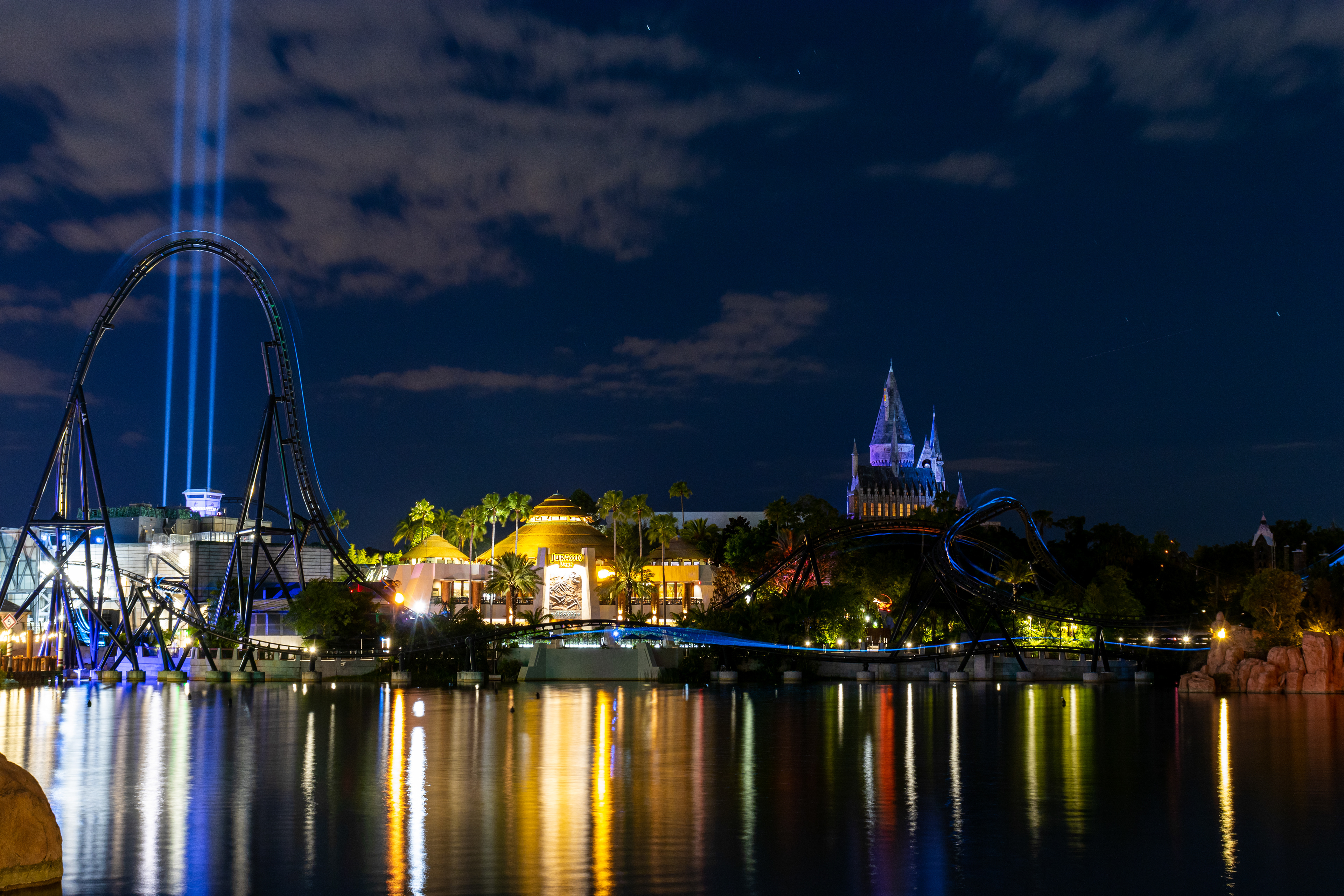 Velocicoaster Nightscape