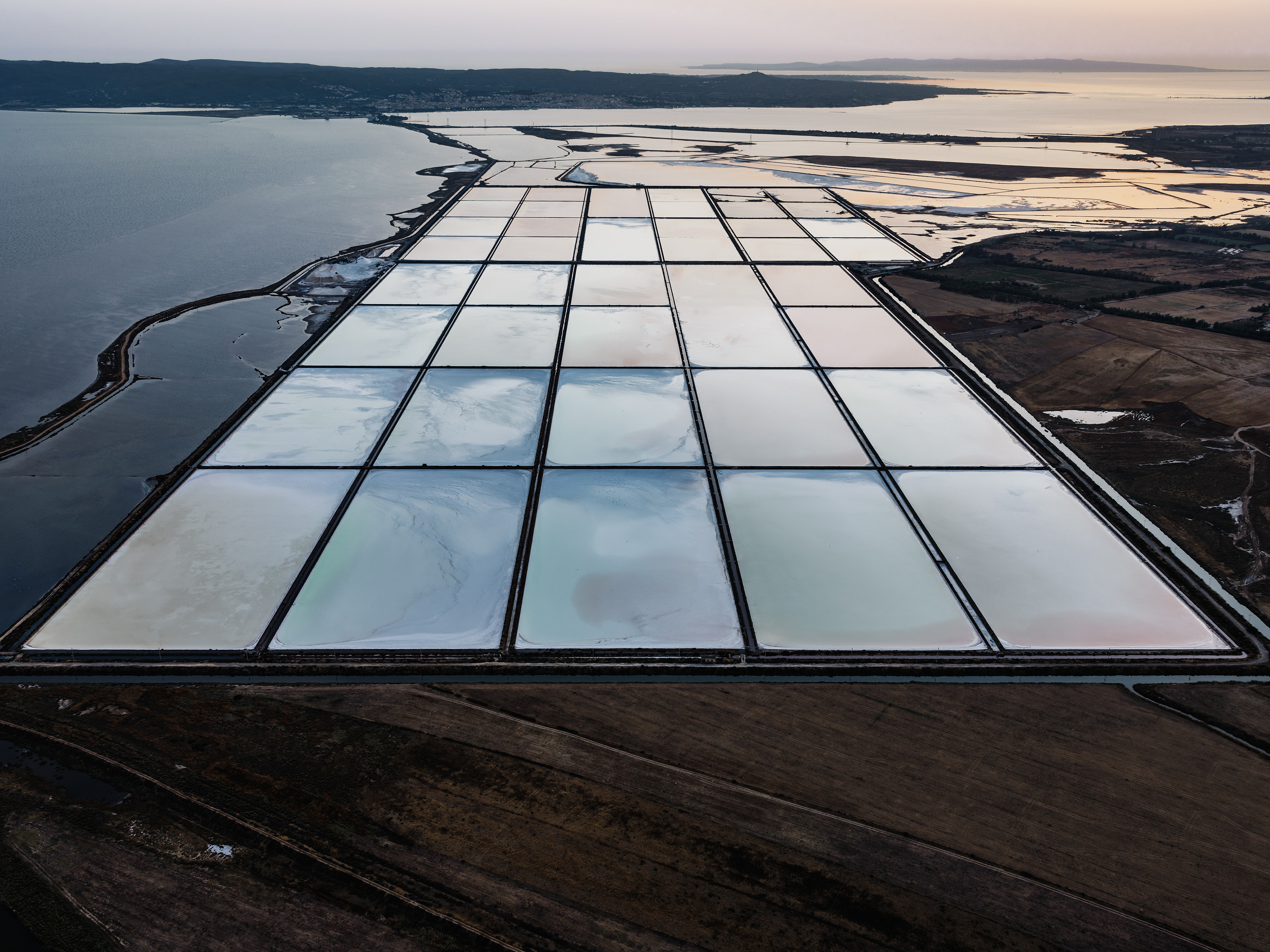 Sant'Antioco saltworks, Sardinia