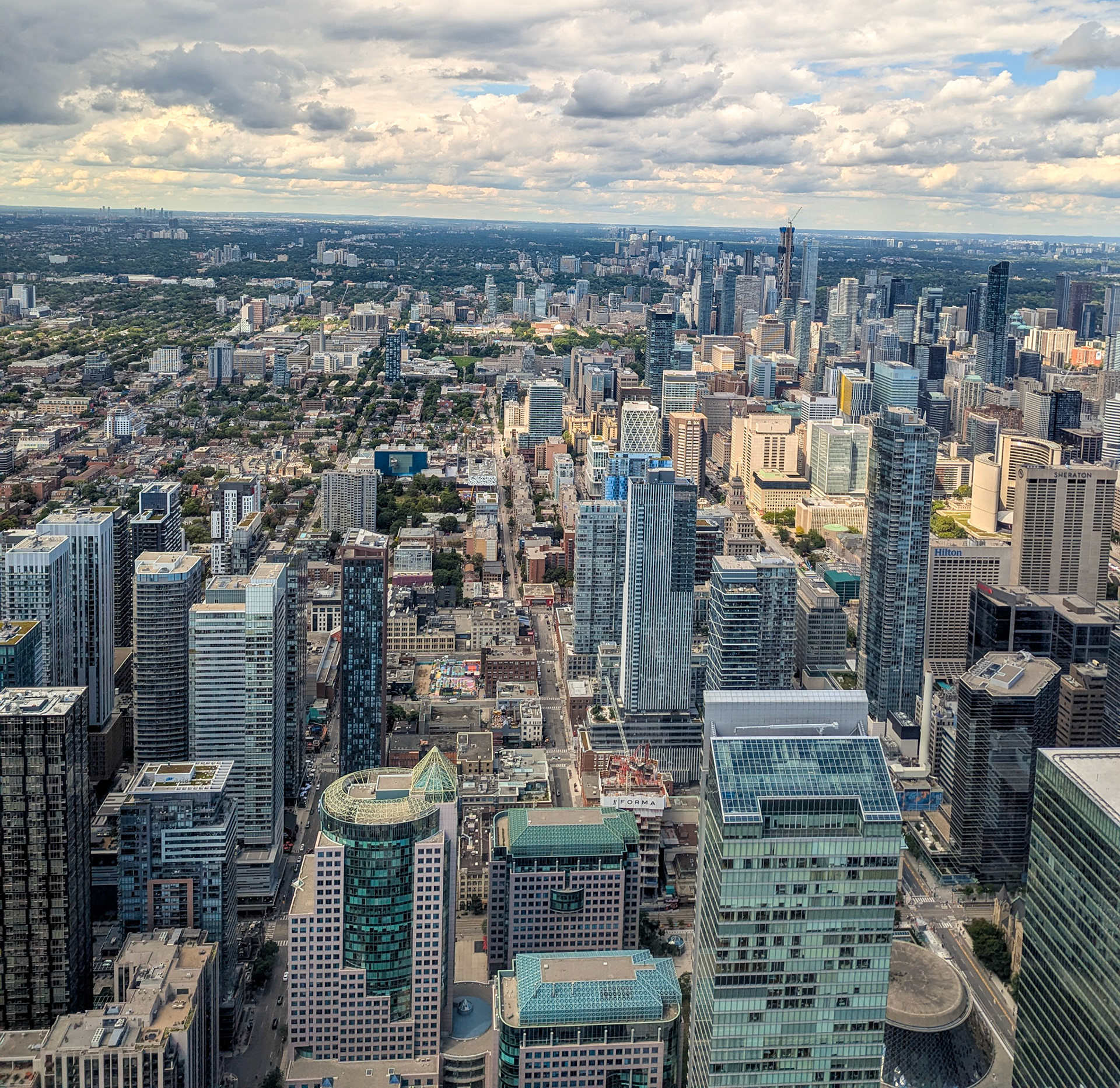 View from CN Tower