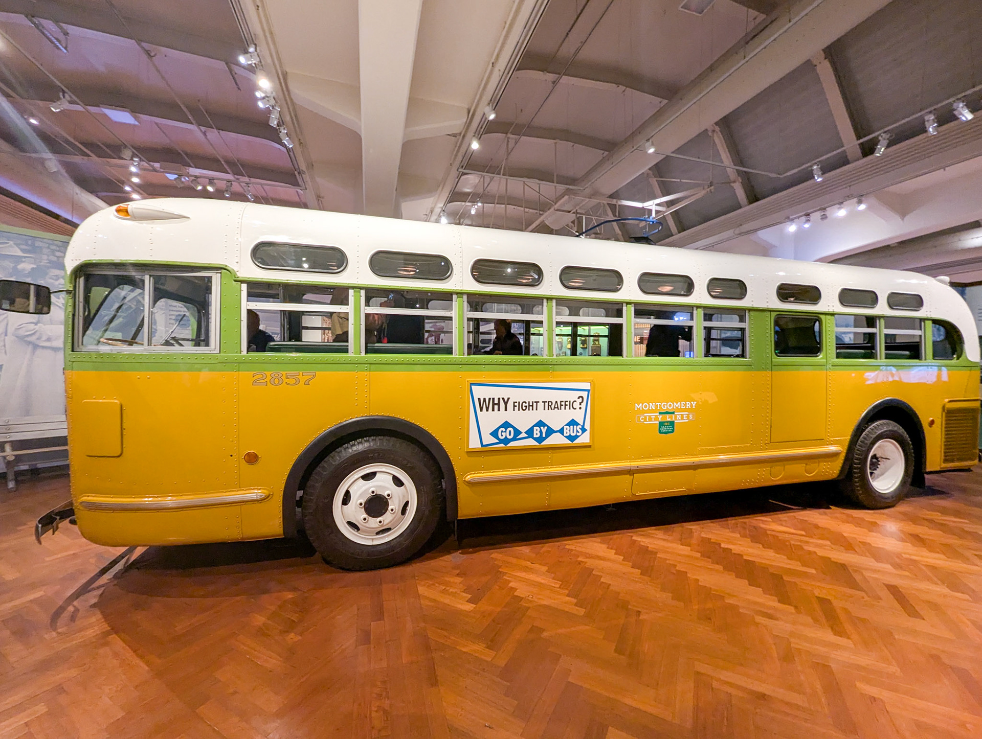 Bus Rosa Parks was in when she would not give up her seat