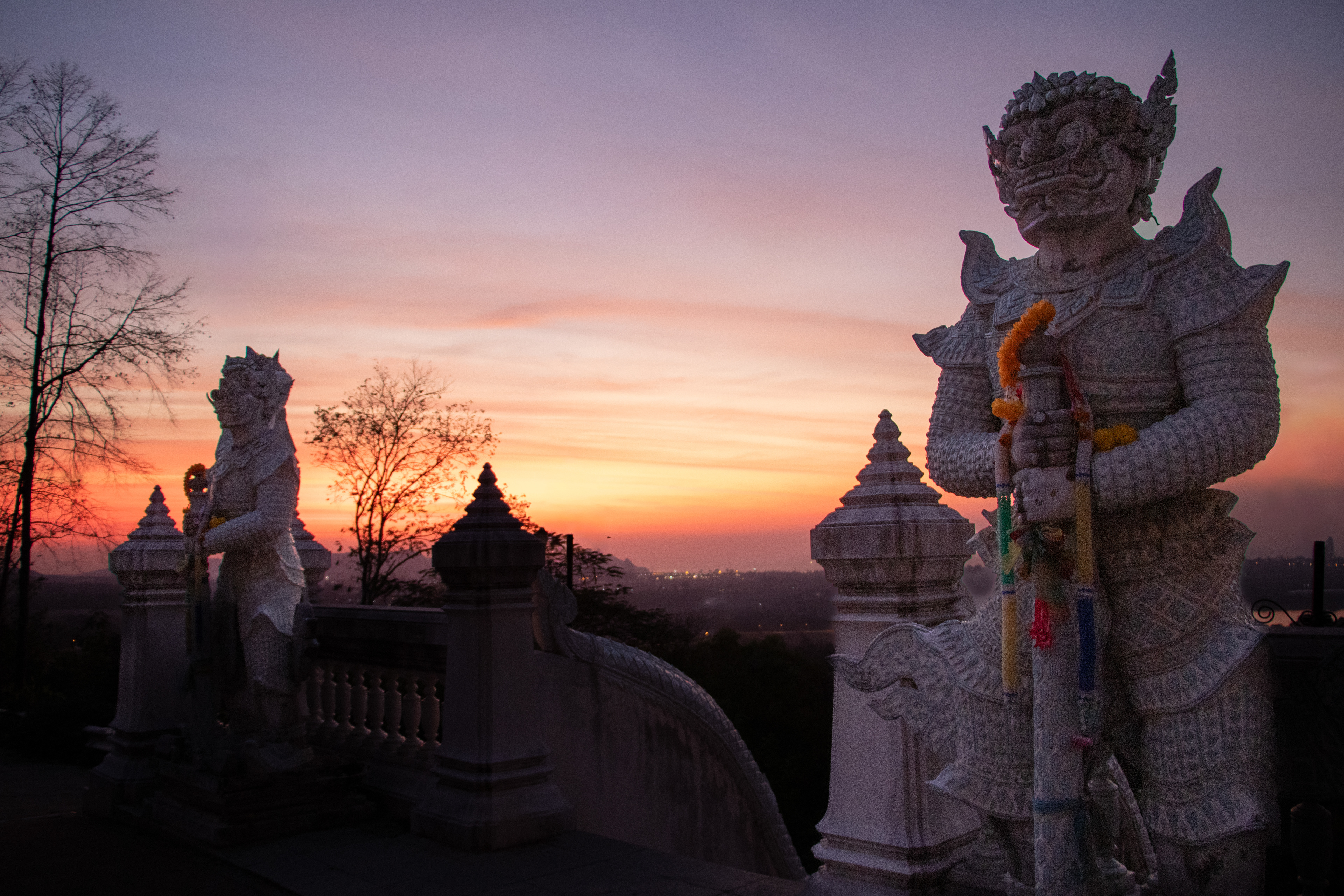 Yaksha (Guardianes gigantes), Bangkok, Tailandia